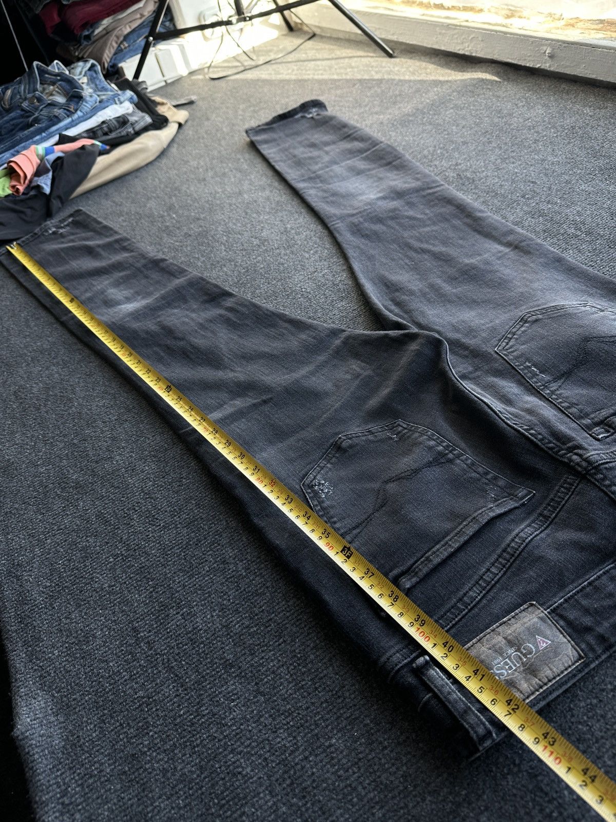 Guess SLIM🚨00S GUESS WITH LOGO MEN JEANS Y2K OPUIM Size US 32 / EU 48 - 16 Thumbnail