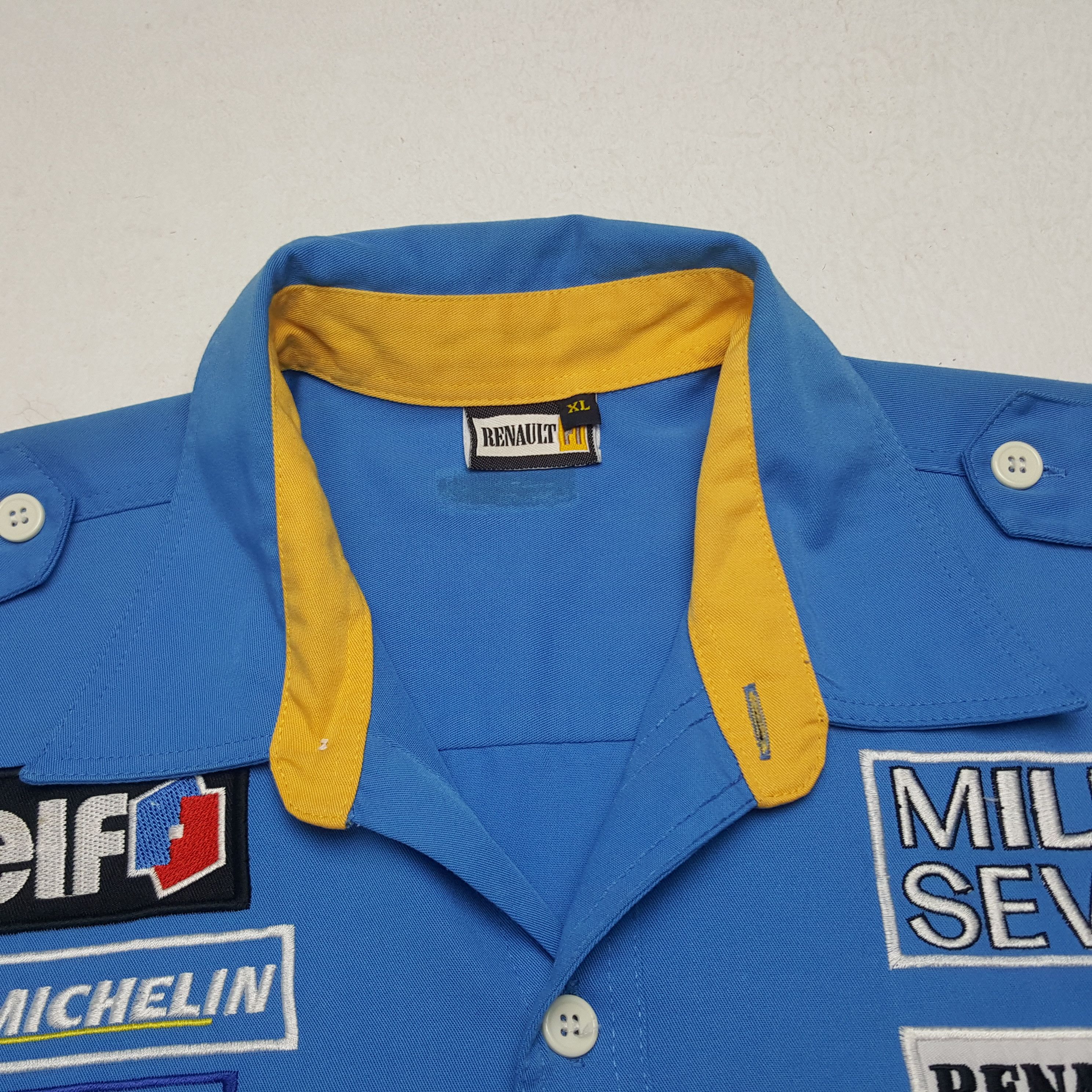 Vintage Vintage Mild Seven Magneti Marelli F1 Racing Shirt Button Up Size US XL / EU 56 / 4 - 5 Thumbnail