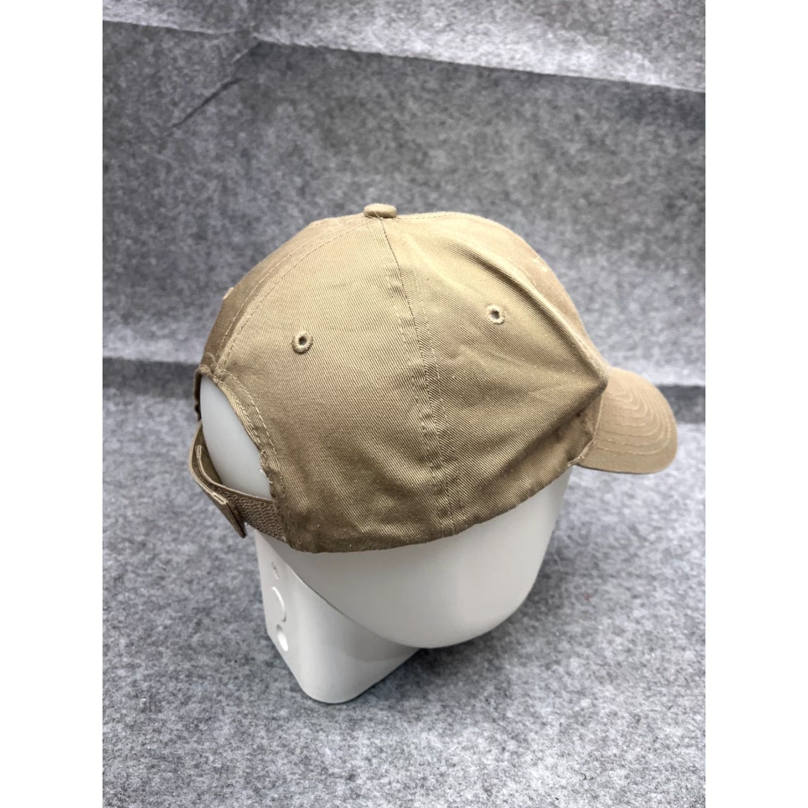 Vintage AG Chevron Hat Cap Strap Back Adult One Size Beige Twill Polyester Cotton Gas Oil Logo Hat Cap Adjustable Lightweight Men Baseball Cap Size ONE SIZE - 7 Thumbnail