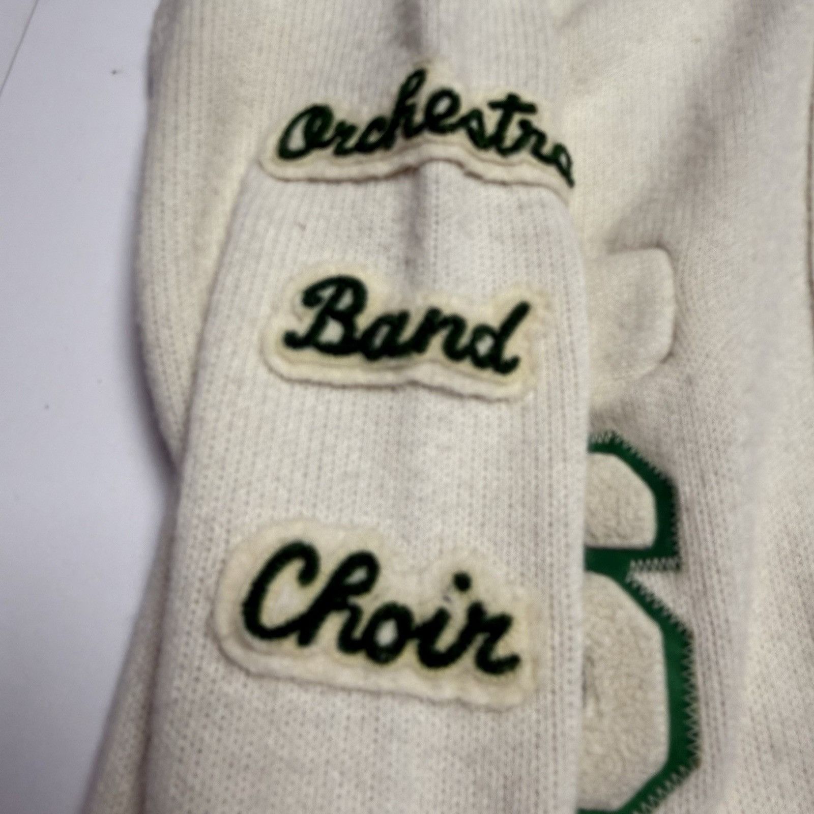 Vintage Vintage 70’s Heavy Knit Varsity Cardigan Sweater Size 44 Wom Size L / US 10 / IT 46 - 8 Thumbnail