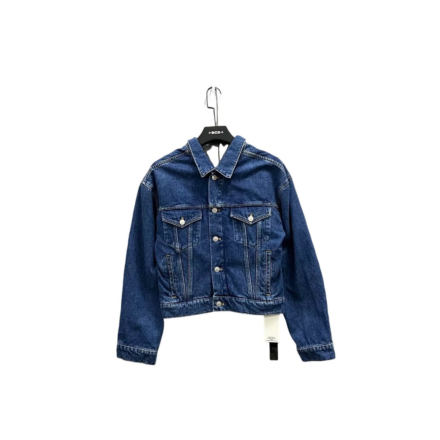 Balenciaga Balenciaga Blue Denim Trucker Jacket Size 36 Size XS / US 0-2 / IT 36-38 - 1 Thumbnail