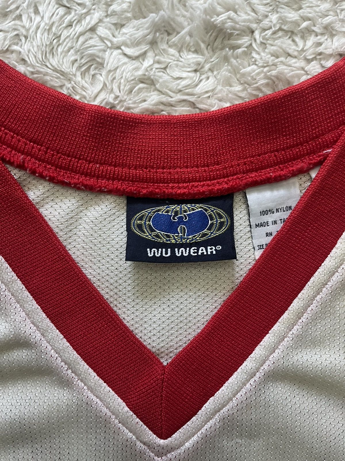 Wu-Tang Clan vintage 90's wutang "wu wear 36" mesh basketball jersey Size US XL / EU 56 / 4 - 4 Thumbnail