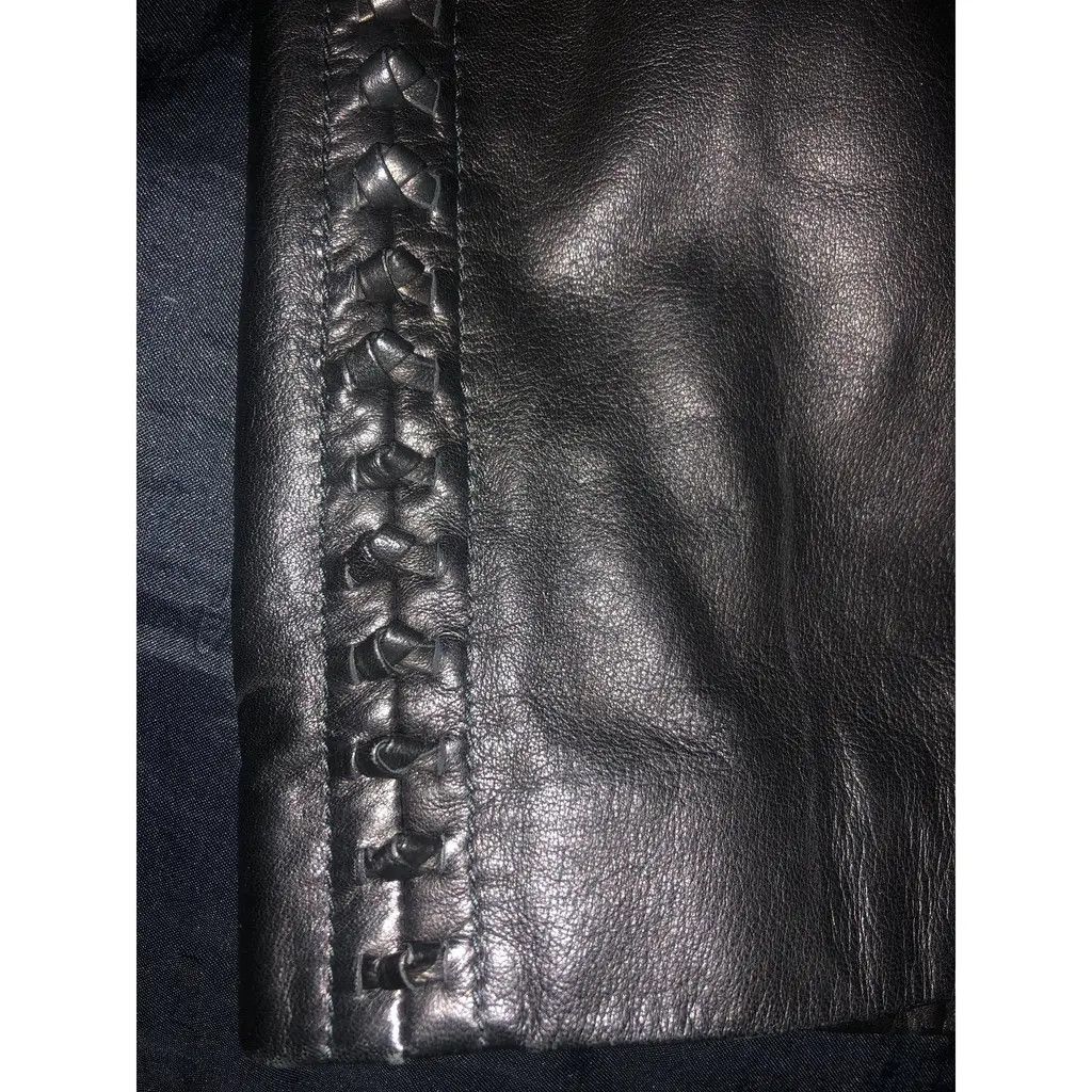 Alexander McQueen Buttery Leather Embellished Dress Size XS / US 0-2 / IT 36-38 - 14 Thumbnail