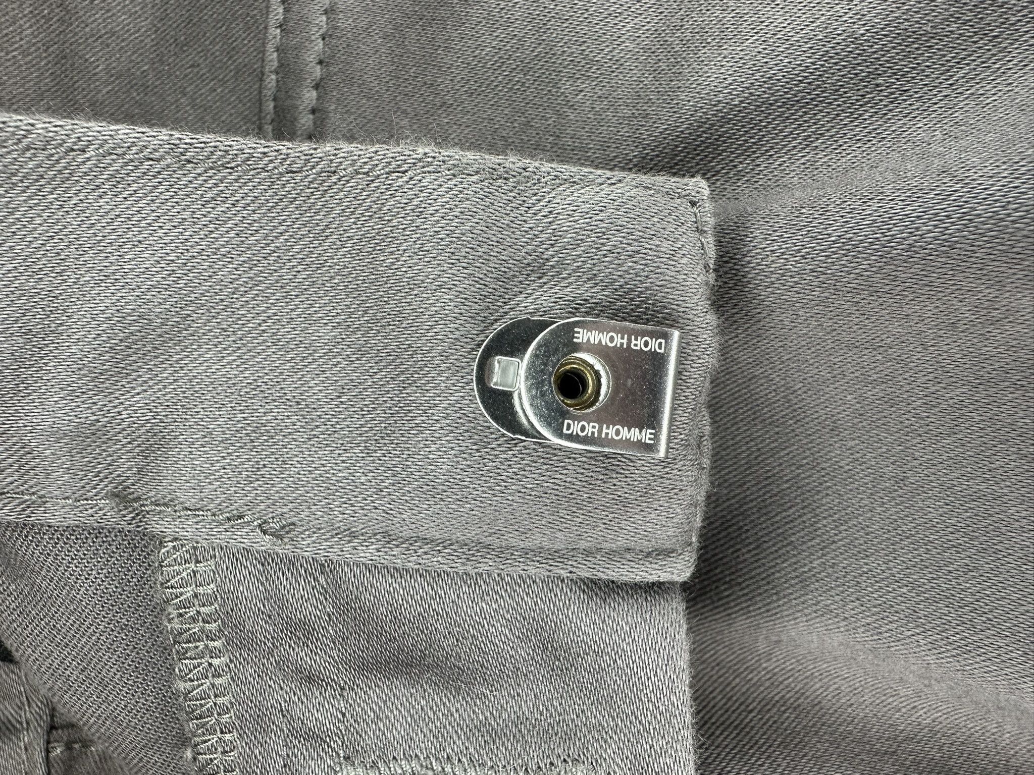 Dior Dior Japan Grey/Purple Twill Pants Size US 34 / EU 50 - 9 Thumbnail