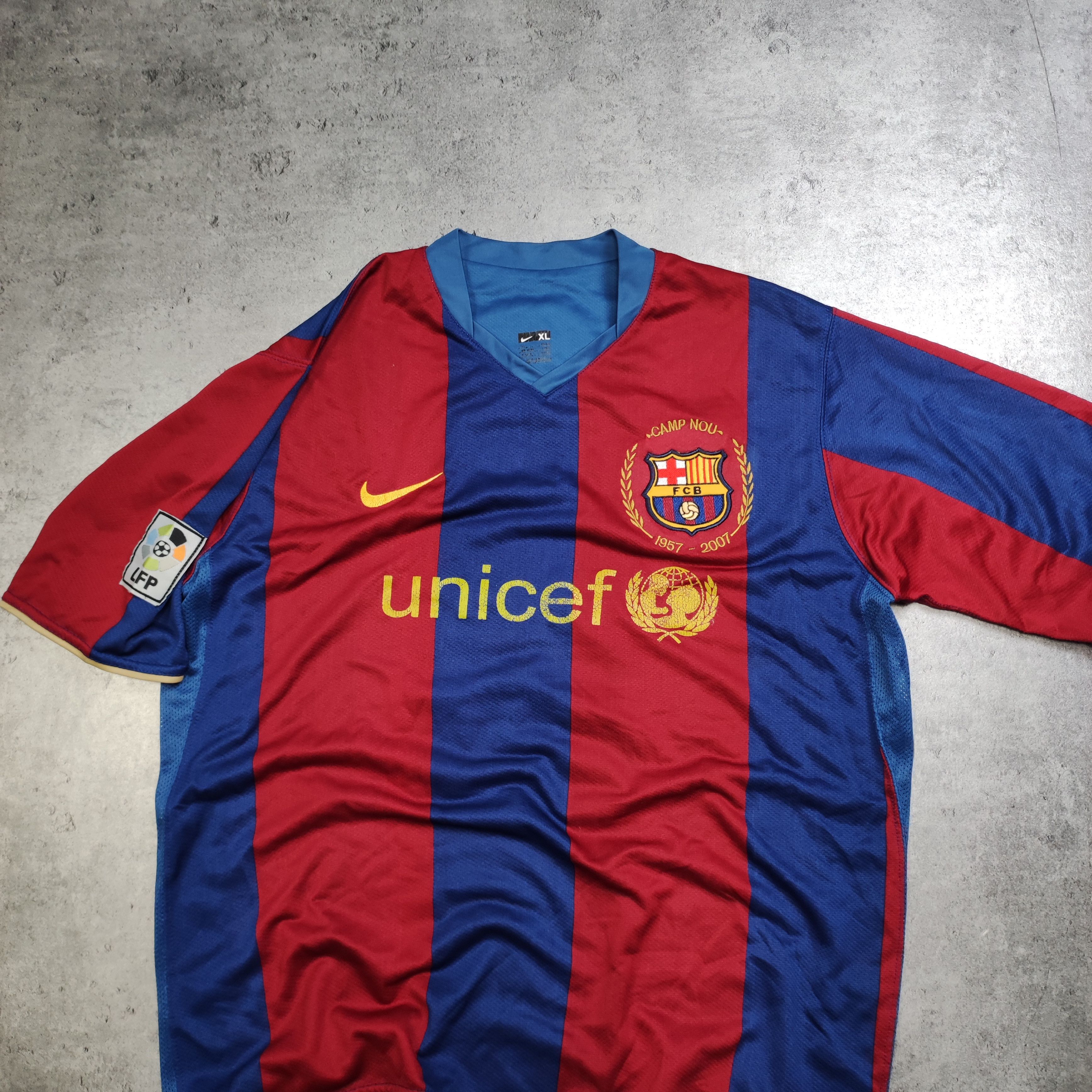 Vintage RARE Vintage FC Barcelona #14 Henry 2007 Home Jersey Size US XL / EU 56 / 4 - 3 Thumbnail