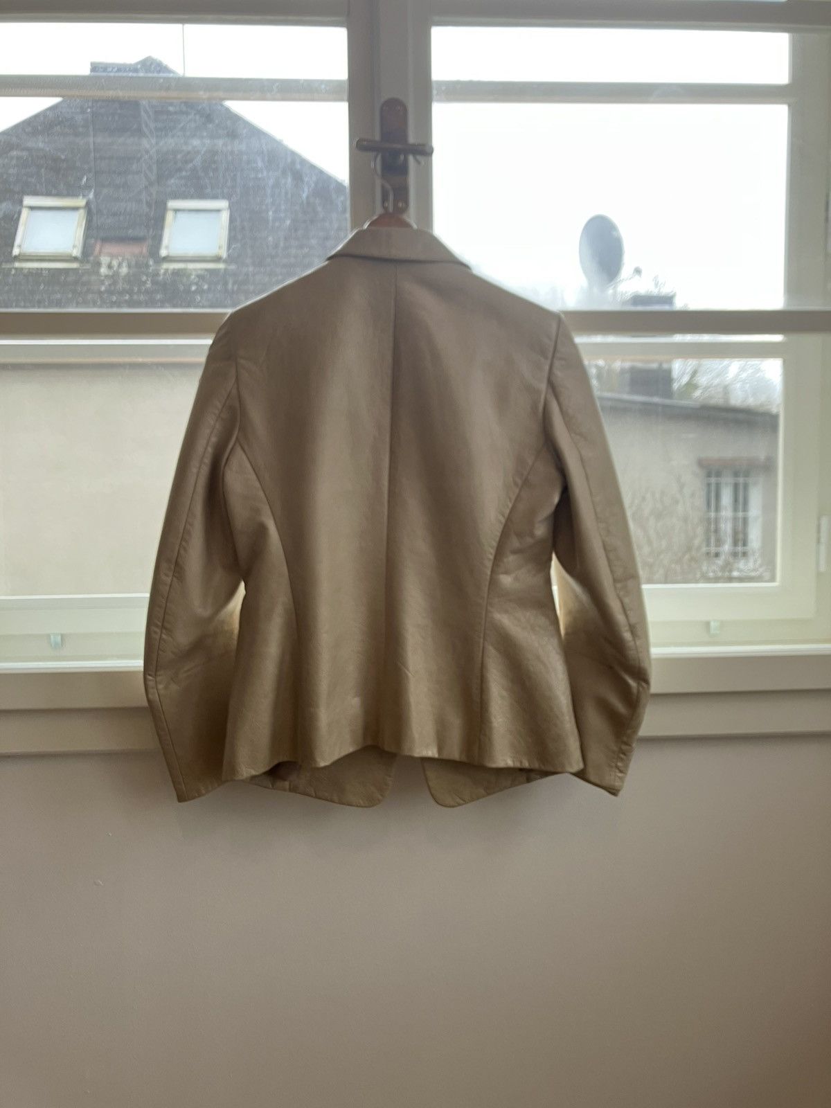 Balenciaga Balenciaga by Nicolas Ghesquiere SS05/FW05 Leather Blazer Size 40R - 3 Thumbnail