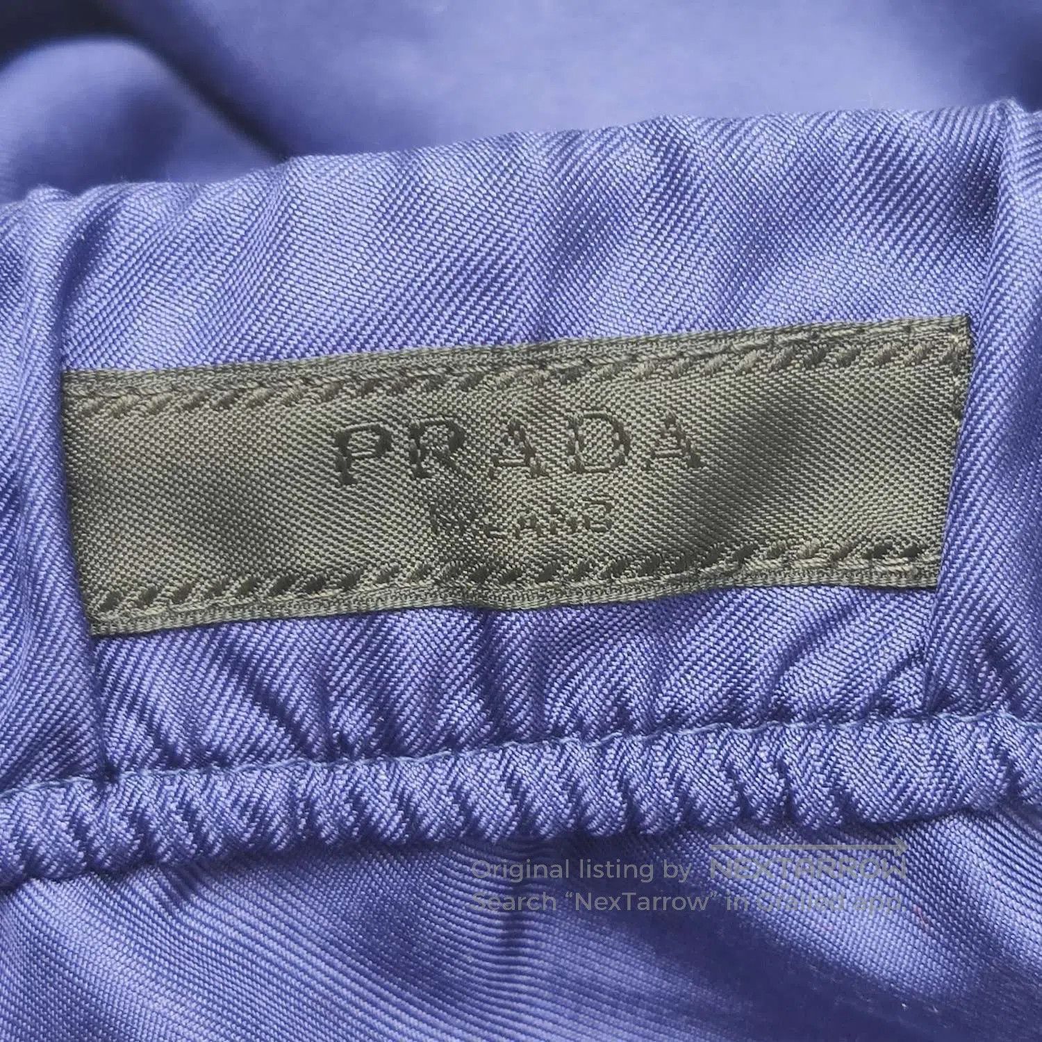 Prada Prada Silk Contrast Stripe Logo Pants (L). Size US 32 / EU 48 - 2 Thumbnail