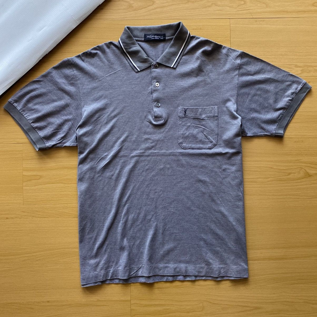 Yves Saint Laurent ysl polo shirt Size US XL / EU 56 / 4 - 2 Thumbnail