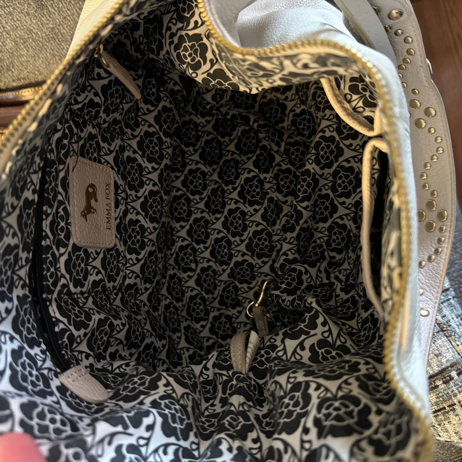 NBDN Nobrandedon Emma Fox pebbled leather handbag Size ONE SIZE - 12 Thumbnail