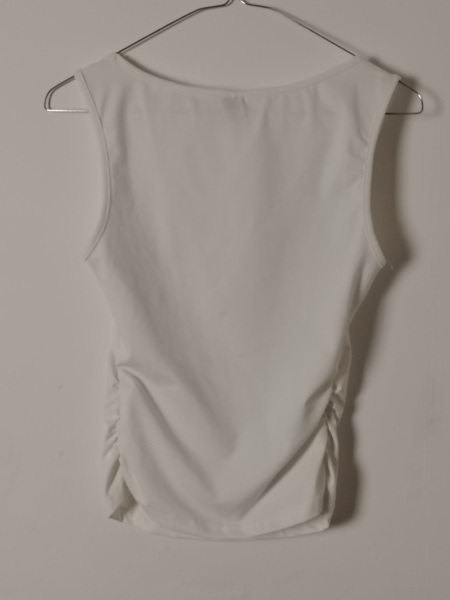 Shein SHEIN Top Womens XS White Square Neck Sleeveless Stretch Size XS / US 0-2 / IT 36-38 - 2 Thumbnail