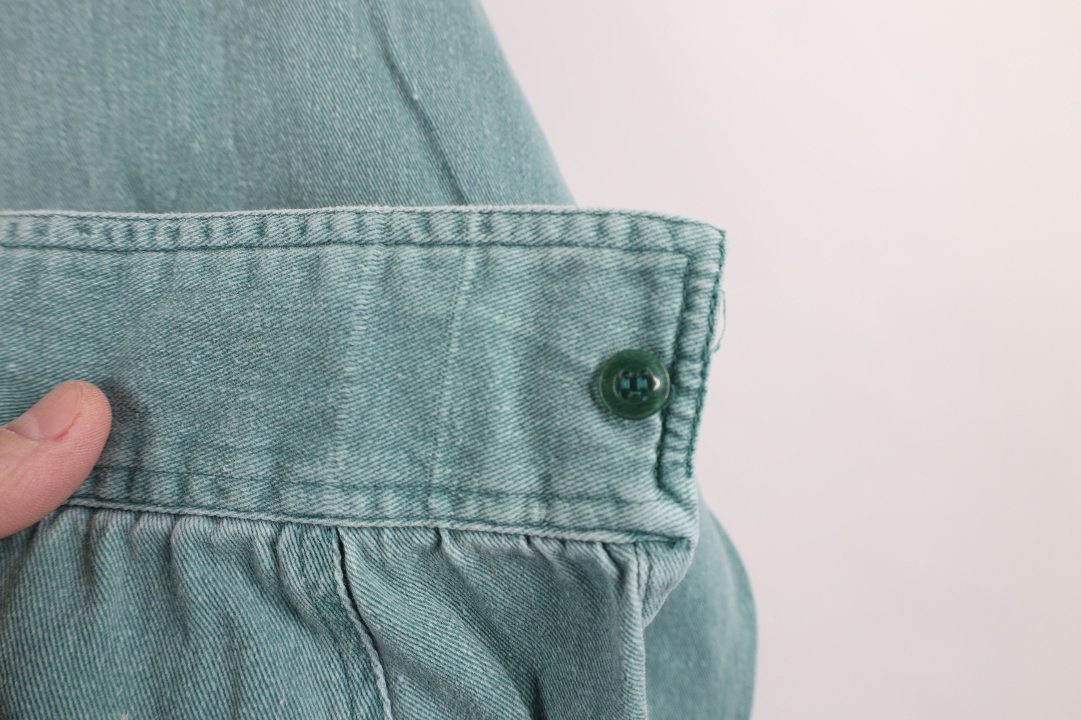 Vintage Vintage 90s Streetwear Denim Jean Button Down Shirt Size US L / EU 52-54 / 3 - 7 Thumbnail