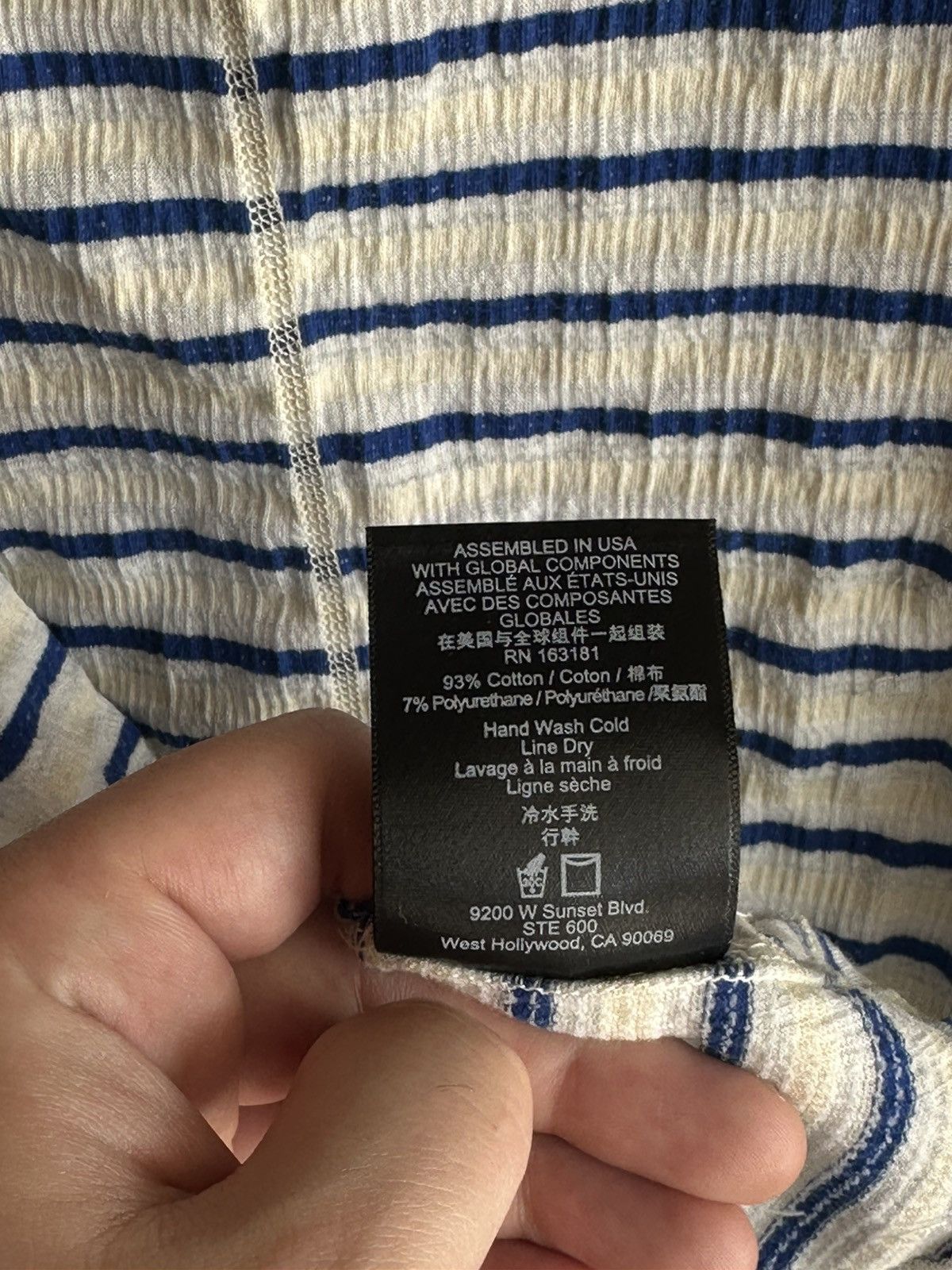 Rhude Rhude Striped Tank Top Vintage White Size US XS / EU 42 / 0 - 4 Thumbnail
