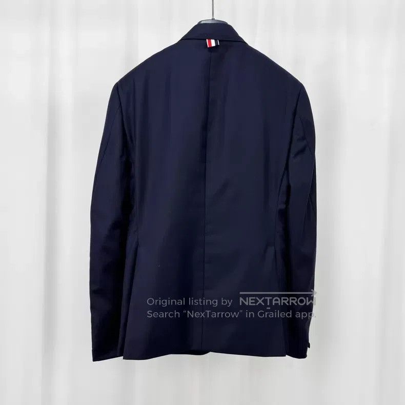 Thom Browne Thom Browne Gold Button Colorful Shoulder Pad Wool Coat Size US XS / EU 42 / 0 - 2 Thumbnail