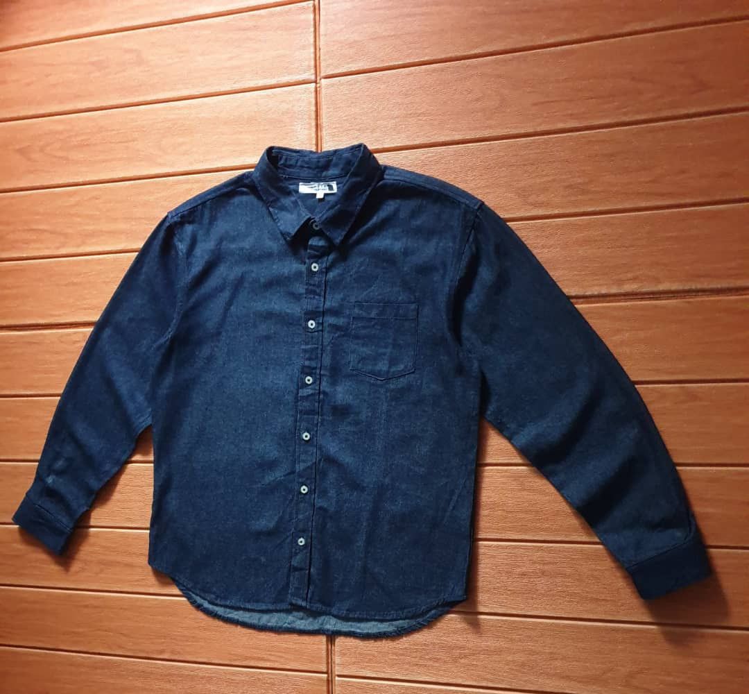 Japanese Brand Vogon Nanotec Blue Colour Shirt Size US XL / EU 56 / 4 - 5 Thumbnail