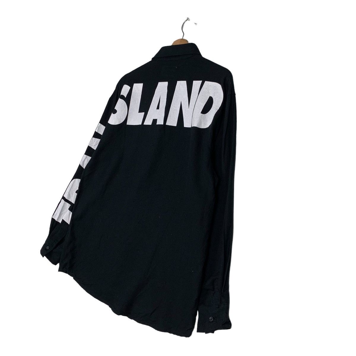 Vintage TRANS LAND URBANGARMENT BIG LOGO BUTTON UP SHIRT #0203-C10 Size US L / EU 52-54 / 3 - 2 Thumbnail