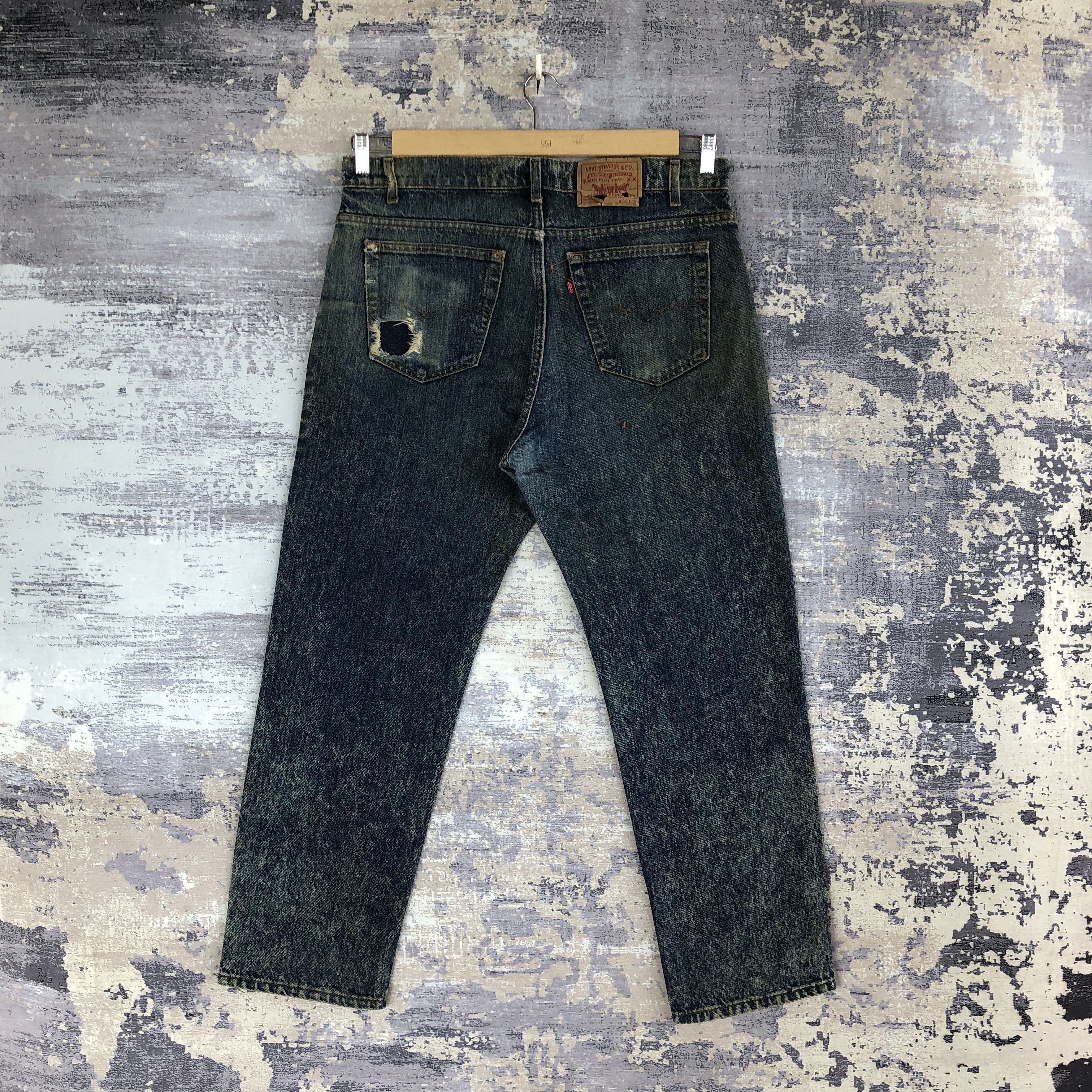 Levi's Vintage Levis Acid Wash Jeans Levi's 506 Faded Denim Size US 38 / EU 54 - 2 Thumbnail