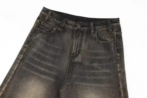 Jean faded damaged distressed flared jeans Size US 32 / EU 48 - 3 Thumbnail