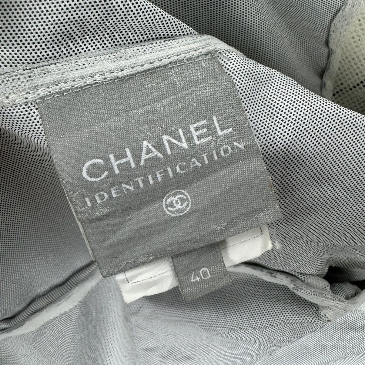 Chanel 🌟CHANEL IDENTIFICATION HOODIE AW01 SPORTS 2 WAY LIGHT JACKET Size M / US 6-8 / IT 42-44 - 20 Thumbnail