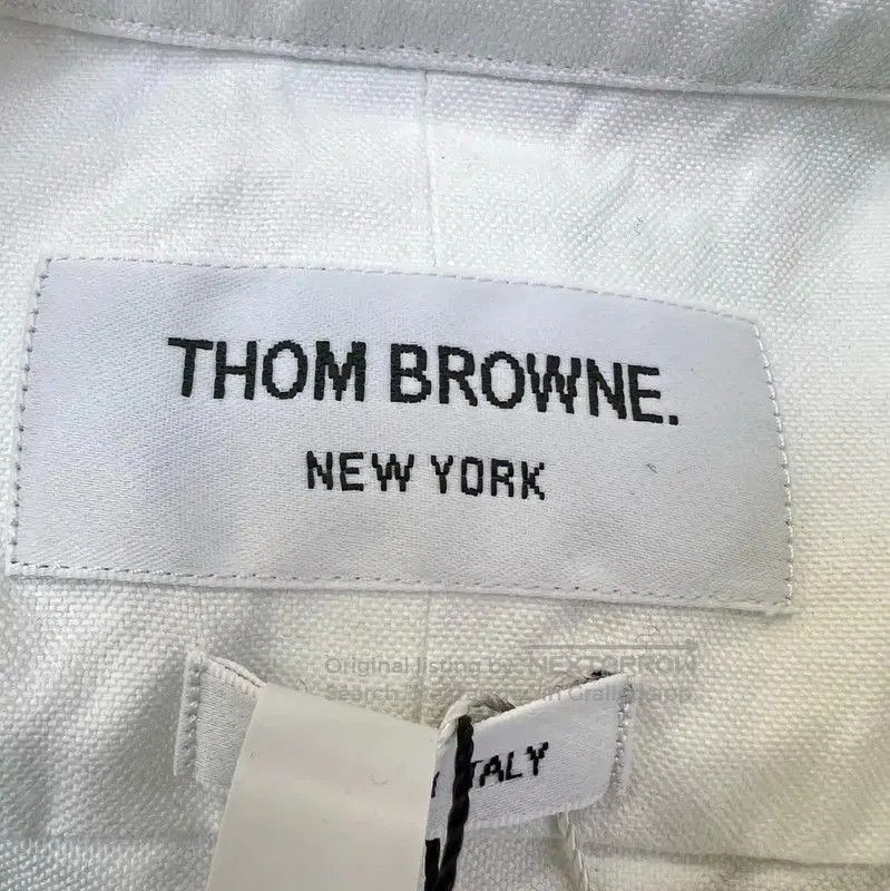 Thom Browne Thom Browne White Cotton Short Sleeve Shirt . Size M / US 6-8 / IT 42-44 - 5 Thumbnail