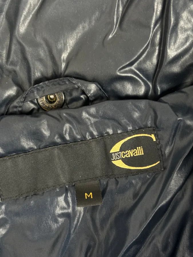 Just Cavalli AW2008 Cavalli Navy British Puffer Jacket Size US M / EU 48-50 / 2 - 11 Thumbnail