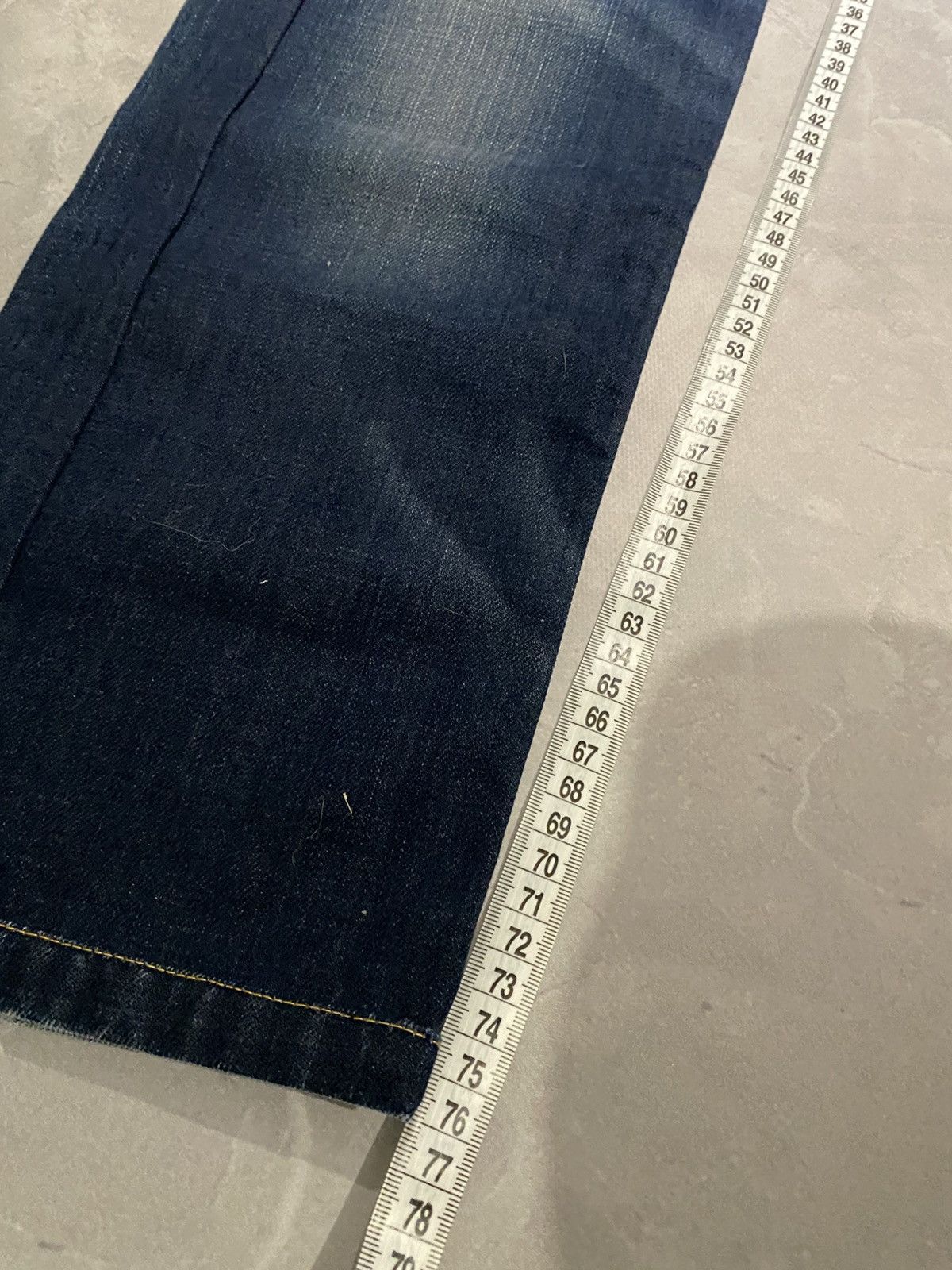 Japanese Brand RARE Destroyed Number Nine Slim Jean / Cosmic Indigo Size US 31 - 5 Thumbnail