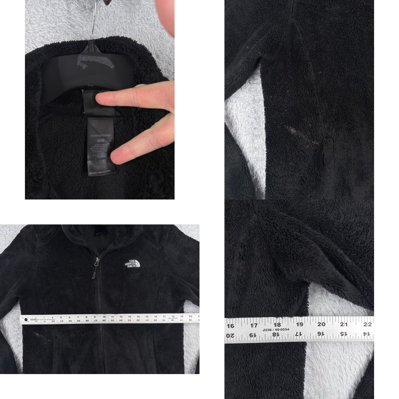 The North Face The North Face Jacket Women Medium Black Polyester Fleece Full Zip Mock READ ME Size M / US 6-8 / IT 42-44 - 8 Thumbnail