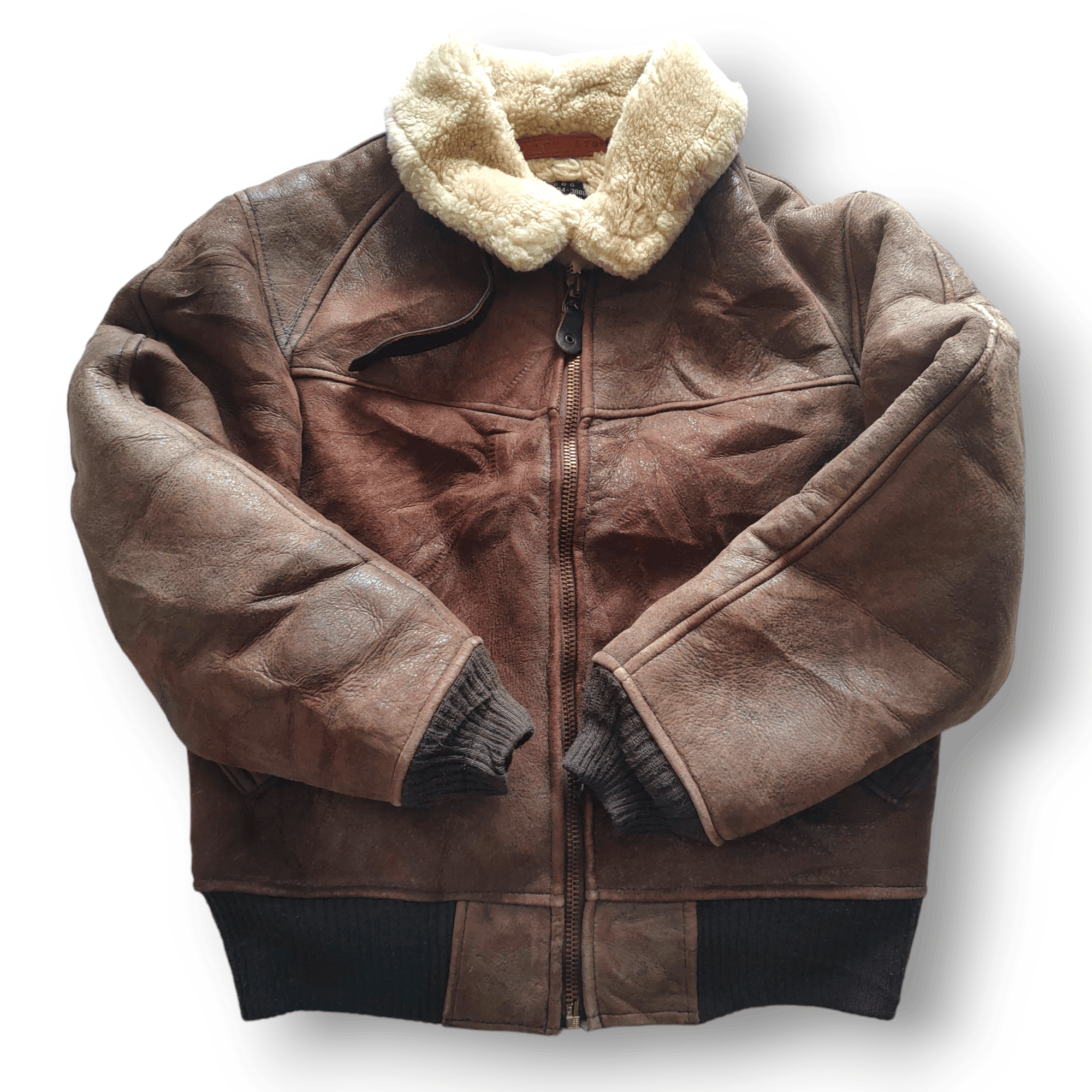 Avirex Vintage Avirex B-6 Sheepskin Leather Jacket Size US L / EU 52-54 / 3 - 1 Thumbnail