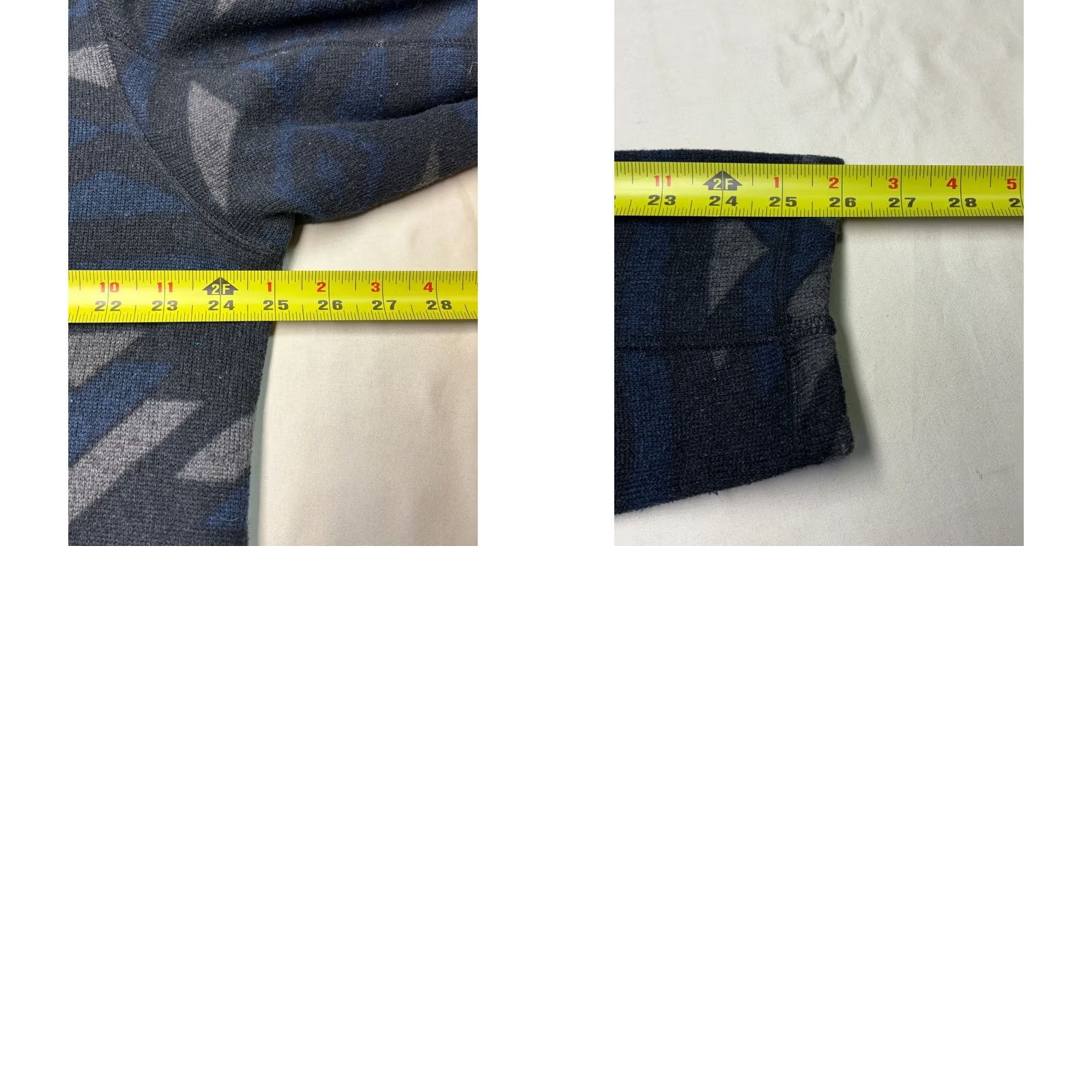 The North Face The North Face Mens Geometric Print Fleece Quarter Zip Jacket XL Size US XL / EU 56 / 4 - 8 Thumbnail