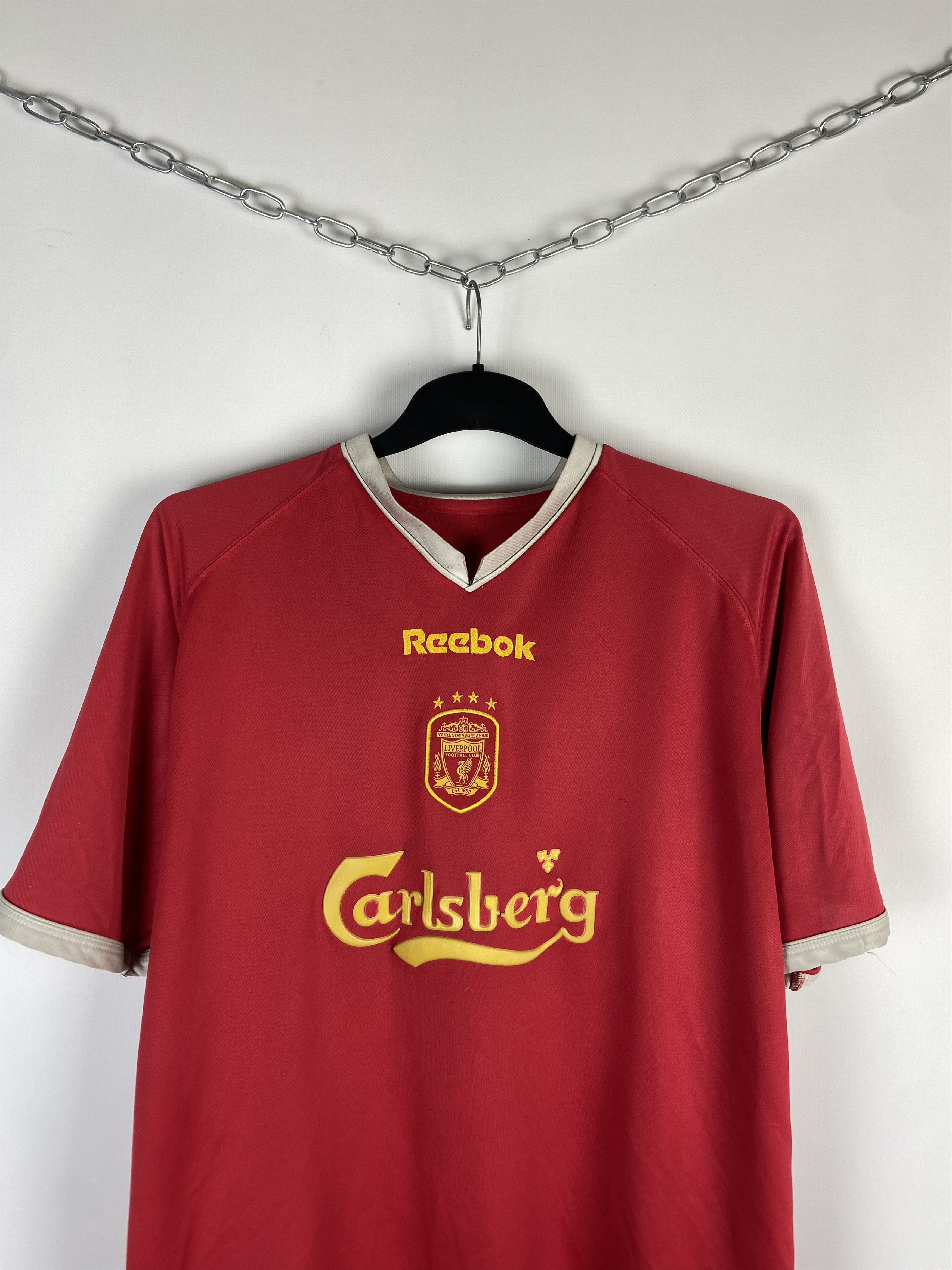 Reebok Liverpool Reebok soccer jersey carlsberg vintage Size US XL / EU 56 / 4 - 4 Thumbnail