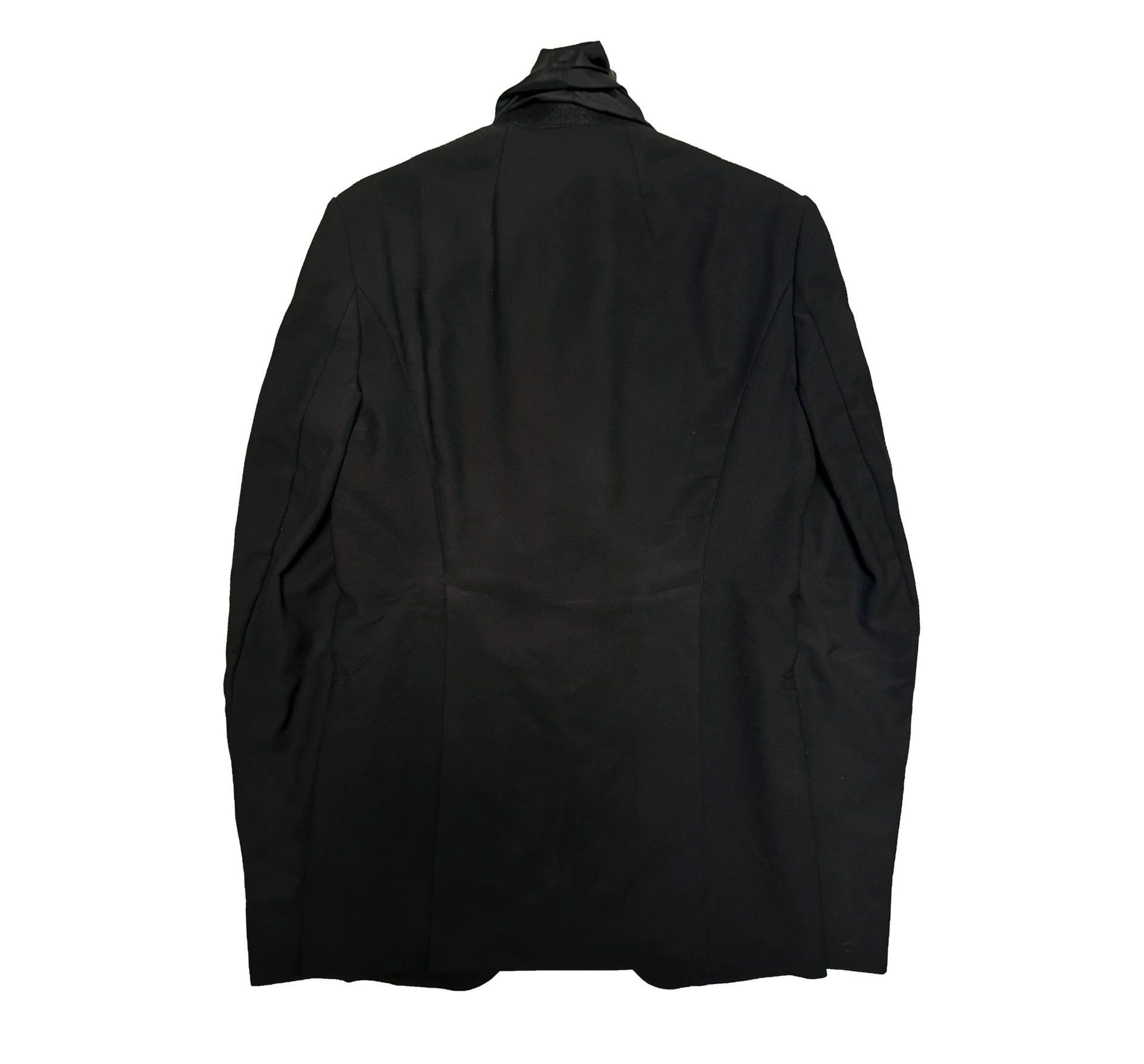 Rick Owens Rick Owens Suit Wrinkled Satin Shawl Collar Wool 48 Size 48R - 2 Thumbnail