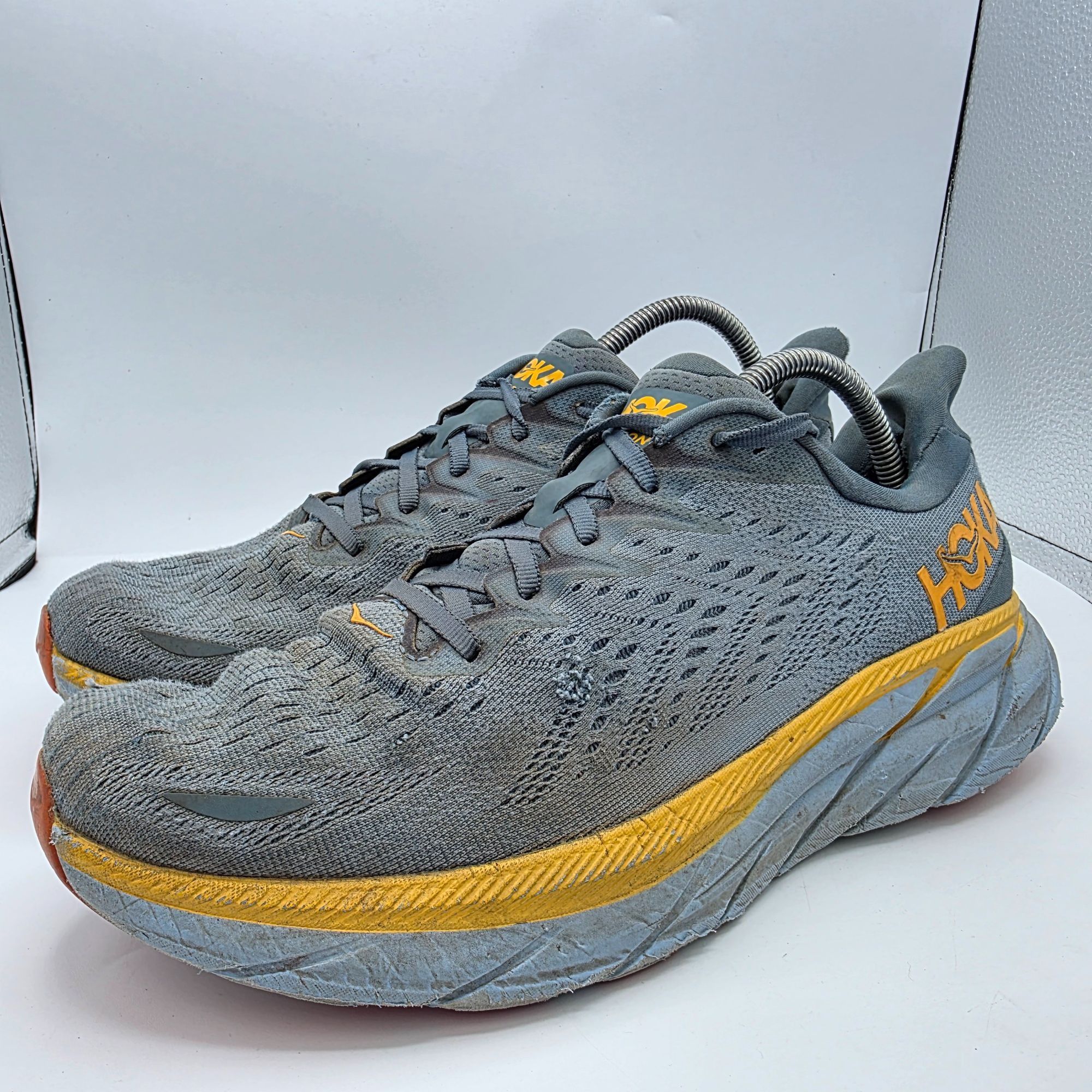 Hoka Hoka One One Clifton 8 Mens Size 11 Goblin Blue Mountain Spr Size US 11 / EU 44 - 4 Thumbnail