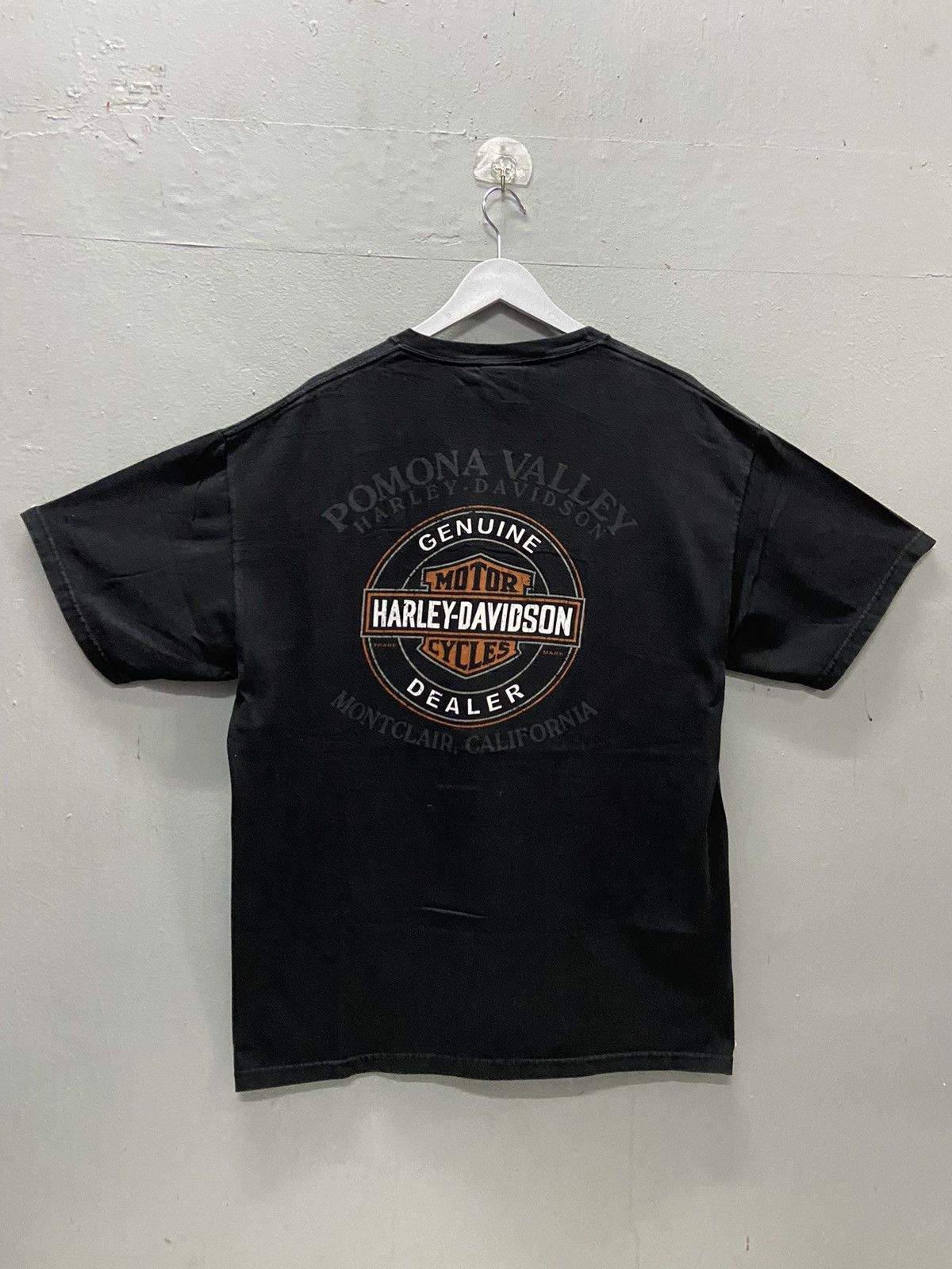 Harley Davidson VINTAGE Y2K HARLEY DAVIDSON ACE POMONA VALLEY TEE SHIRT Size US XL / EU 56 / 4 - 7 Thumbnail