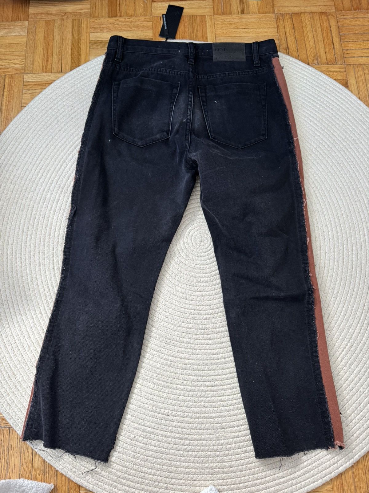 One Teaspoon One Teaspoon Hooligans Low Waist Relaxed Straight Leg Denim Size 26" / US 2 / IT 38 - 5 Thumbnail