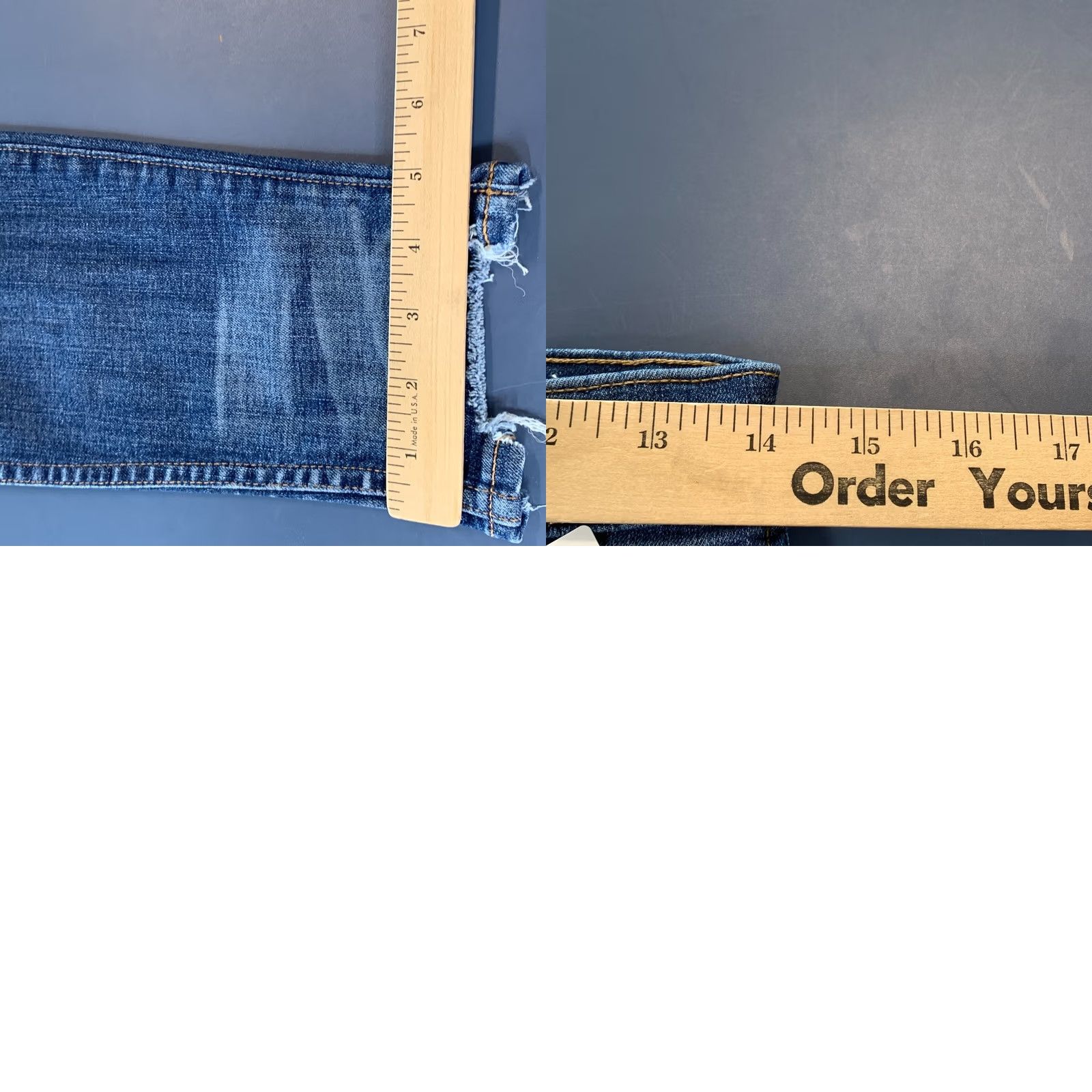 Madewell Madewell Skinny Blue Denim Jeans Women Size 27 High Rise Button Fly 28x28.5 Fits 28 Womens Jeans Middle Rise Blue Skinny Size 27" / US 4 / IT 40 - 10 Thumbnail