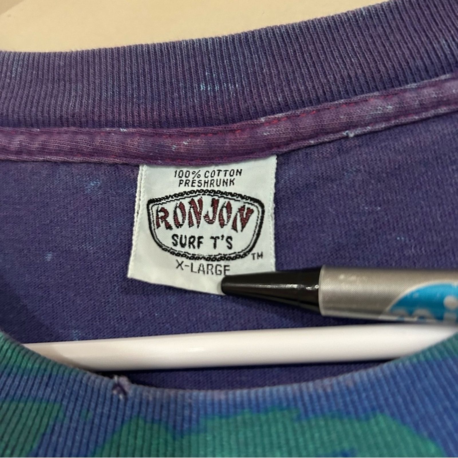 Ron Jon Surf Shop Vintage 1989 Ron Jon Surf Shop AOP Shirt Size US L / EU 52-54 / 3 - 5 Thumbnail