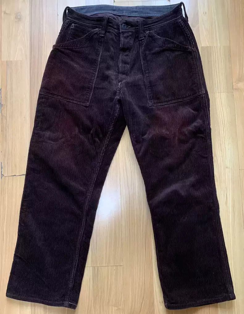image of Freewheelers Wabash32 Yards Corduroy Pants in Brown, Men's