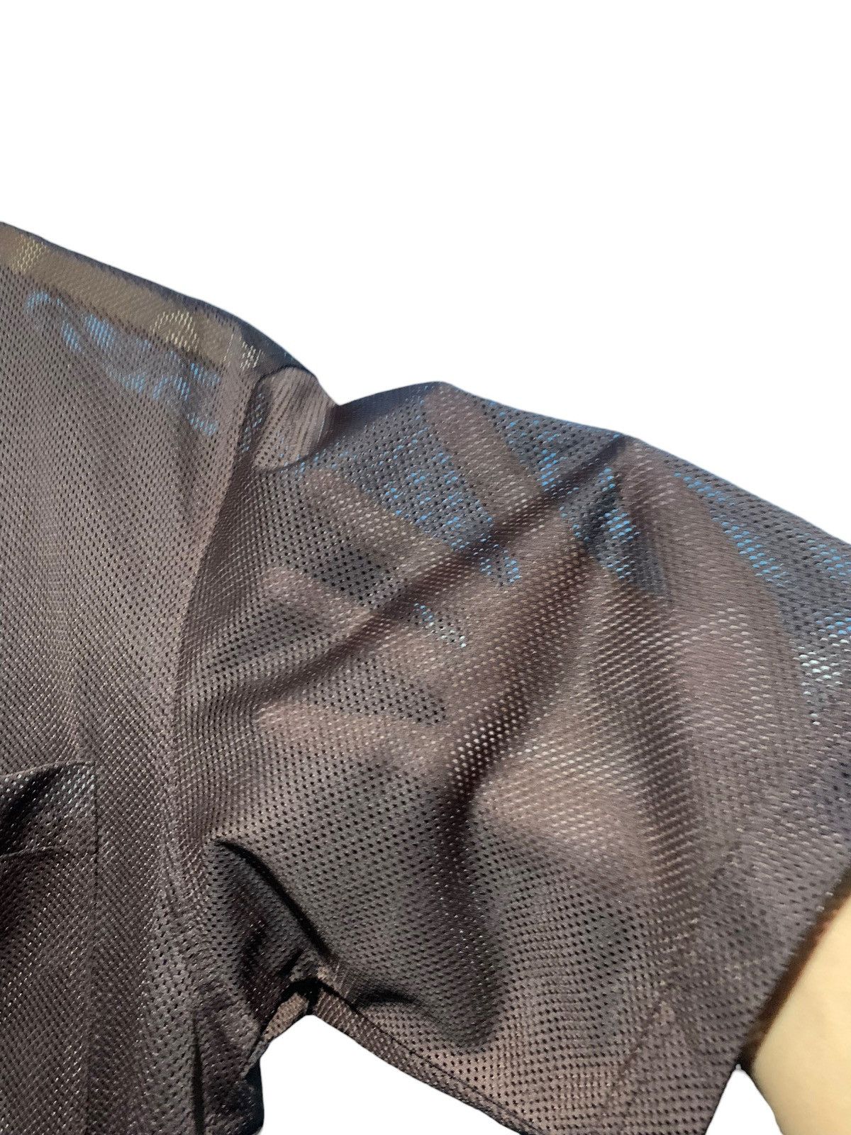 GianMarco Venturi y2k transparent mesh fishnet summer button shirt Size US L / EU 52-54 / 3 - 7 Thumbnail