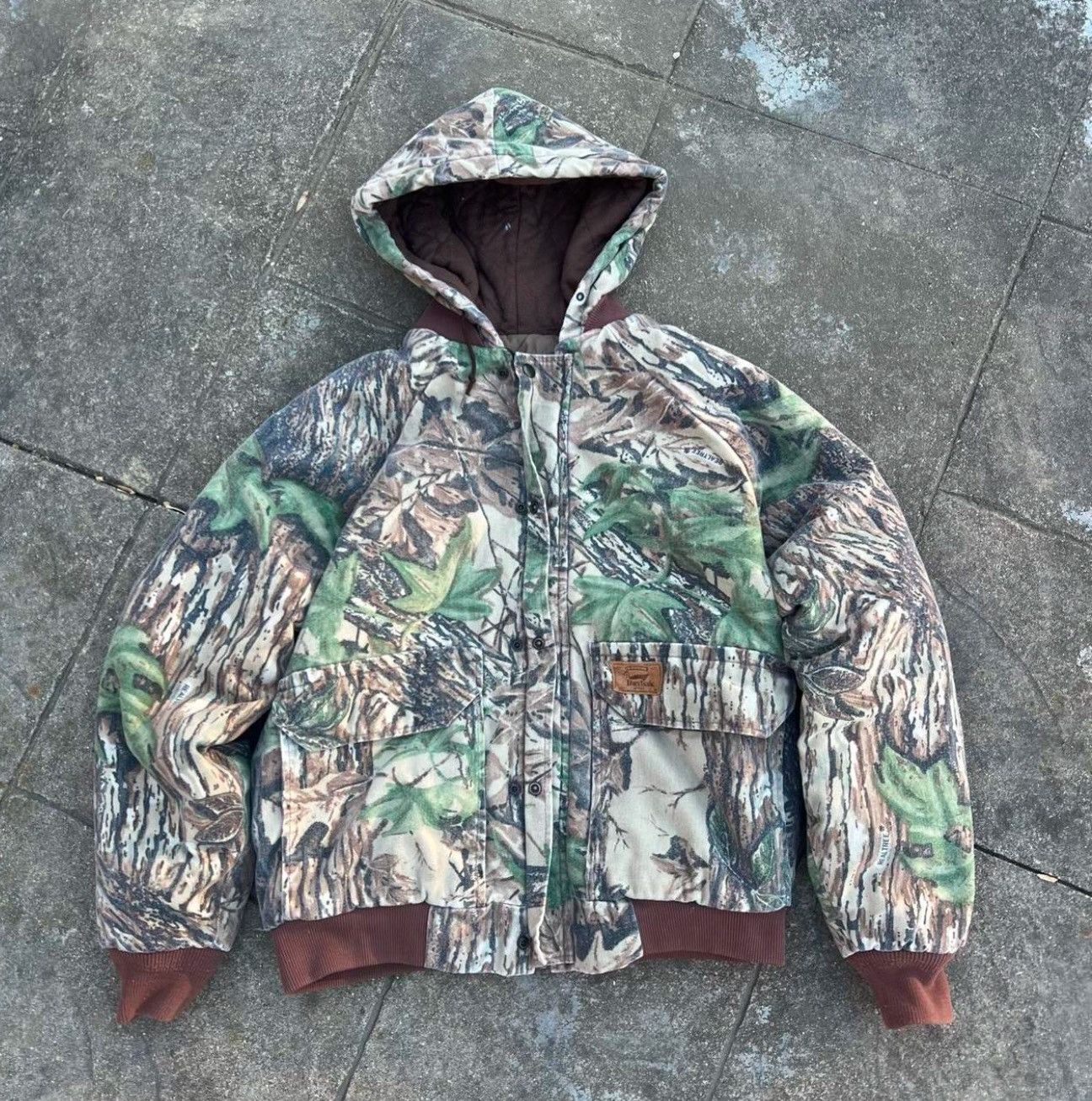 Vintage Vintage Duxbak Camo Workwear Jacket Size US L / EU 52-54 / 3 - 1 Thumbnail