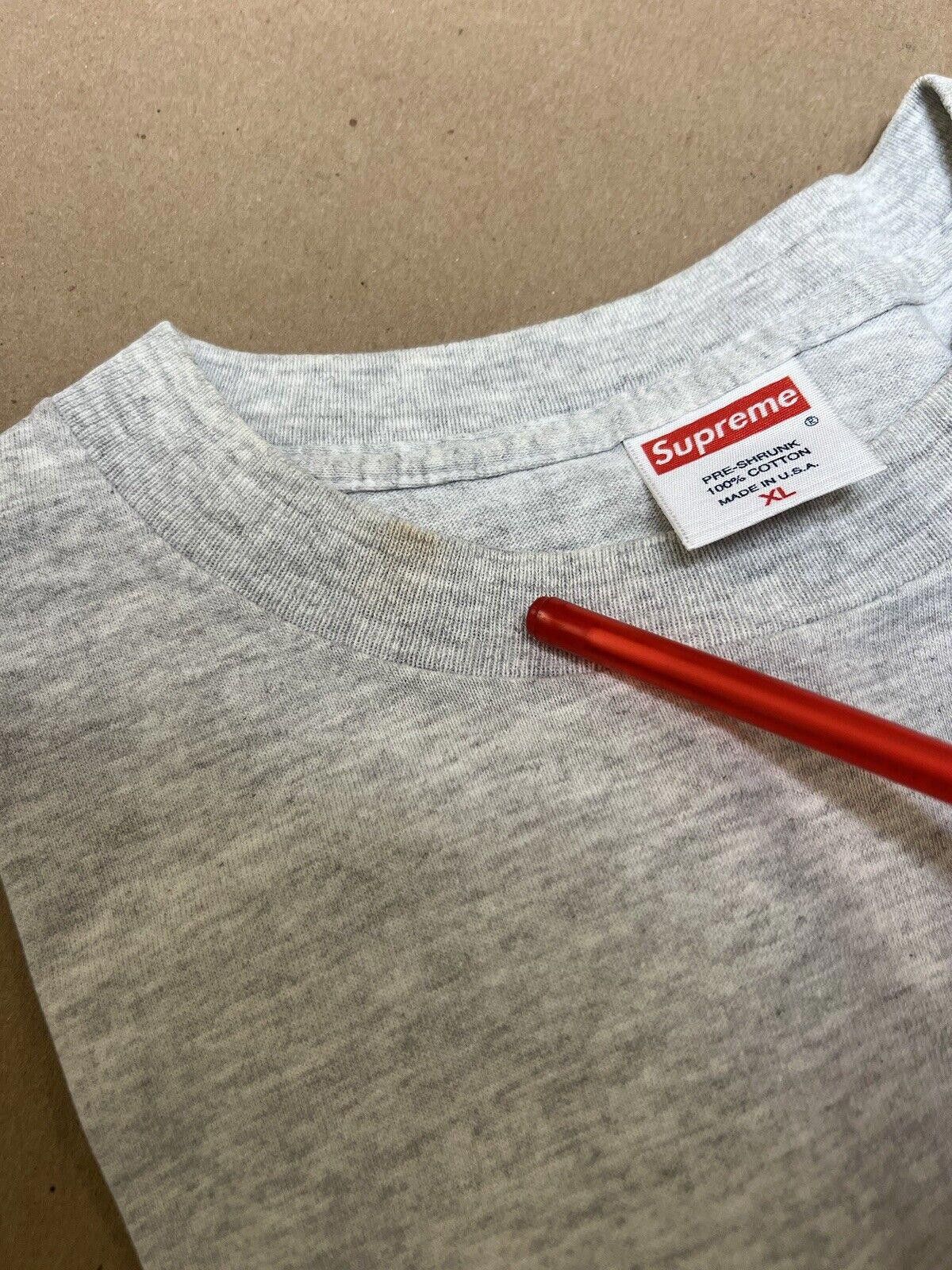 Supreme SS03 Supreme Charlie Chaplin Tee Grey Size XL 2003 Size US XL / EU 56 / 4 - 8 Thumbnail