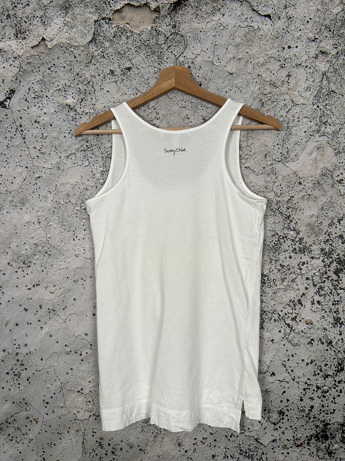 Chloe See By Chloe Women’s Tank Top Designer Hype Rare Size M / US 6-8 / IT 42-44 - 4 Thumbnail