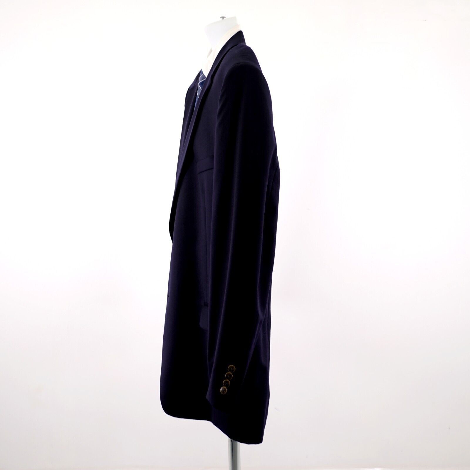 Joseph & Feiss Joseph & Feiss Gold Blue Wool 48L Or Slim 50L 2 Button Suit Size 48L - 6 Thumbnail