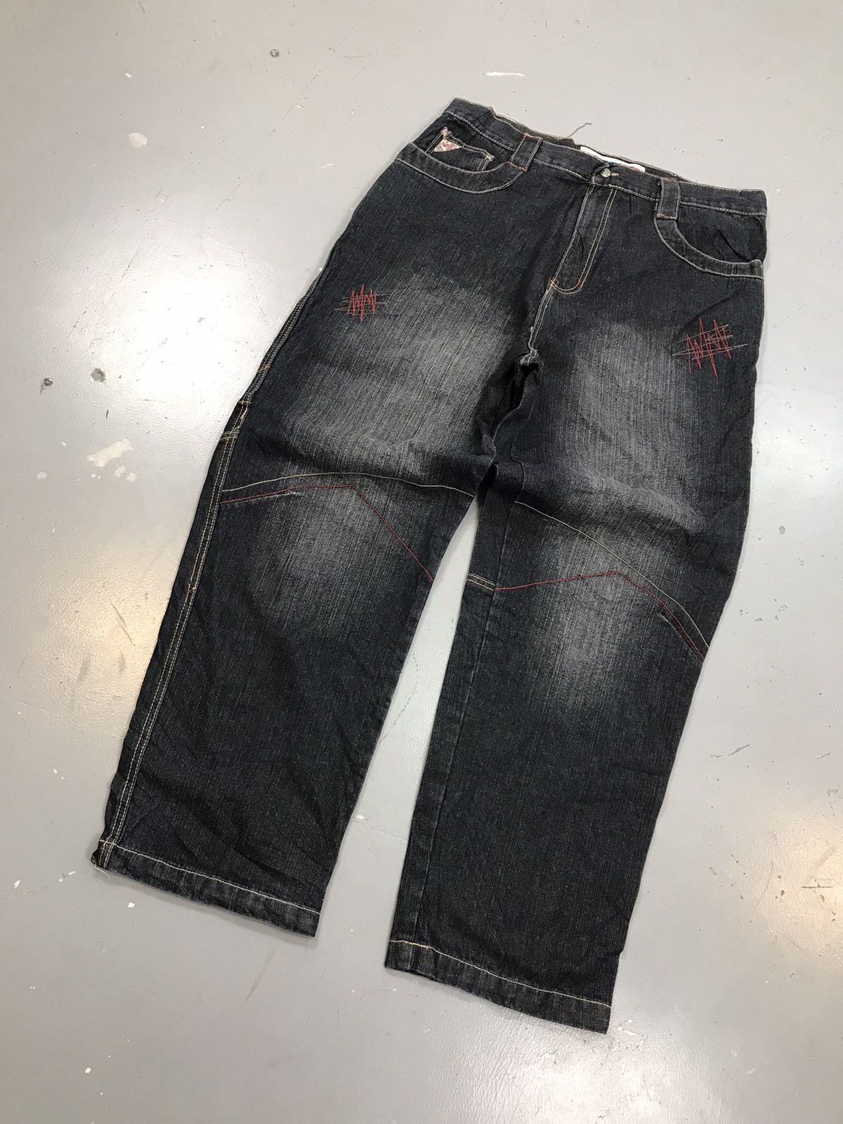 Ecko Unltd. × Vintage Vintage Ecko UNLTD crazy boy printed denim Size US 40 / EU 56 - 3 Thumbnail