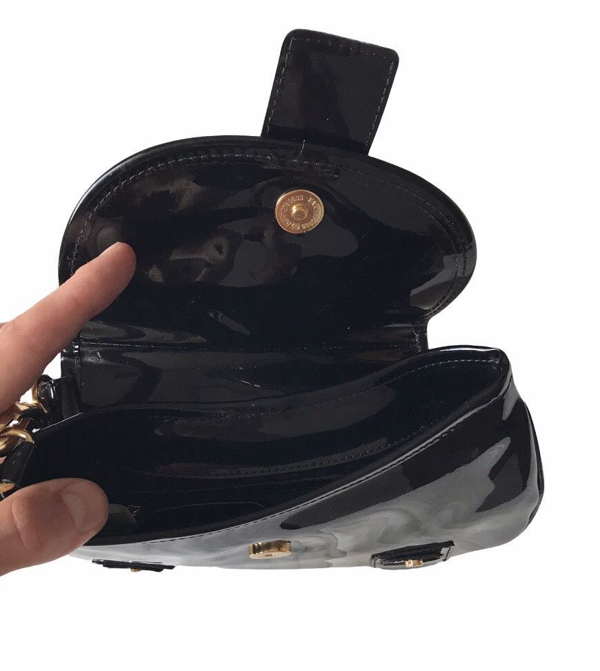 Ferre Ferre Patent Leather Clutch Bag Black Size ONE SIZE - 7 Thumbnail