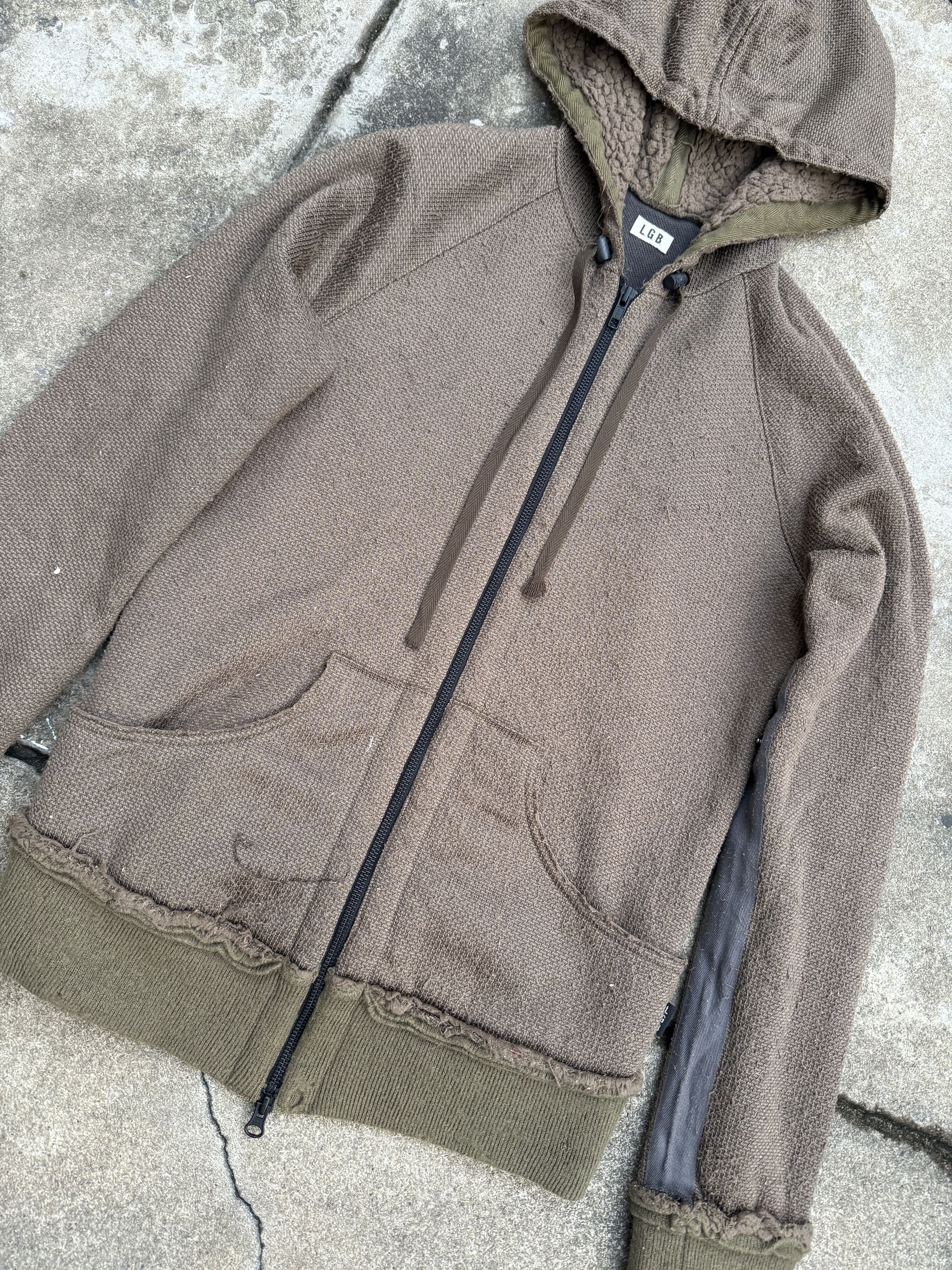 Le Grande Bleu (L.G.B.) LGB “Microsheep” Sherpa Boxer Zip Hoodie Size US M / EU 48-50 / 2 - 2 Thumbnail