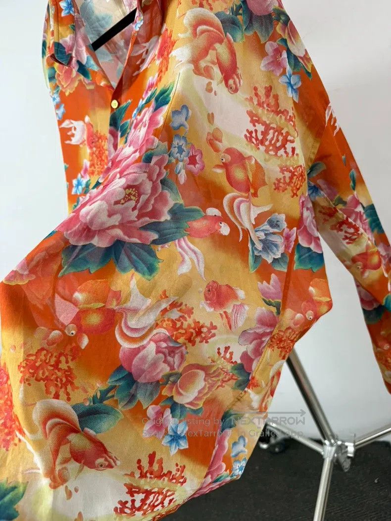 Junya Watanabe Junya Watanabe Chinese style floral sheer blouse Size US S / EU 44-46 / 1 - 6 Thumbnail