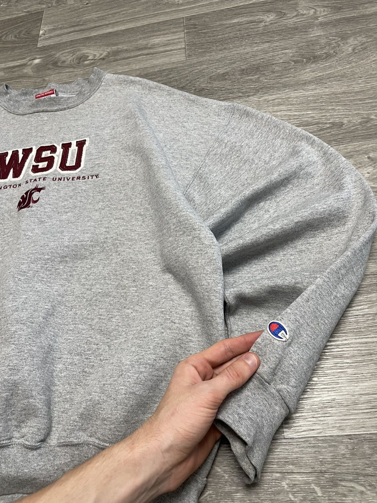 Champion Vintage Champion WSU Sweatshirt Crewneck 90s Size US XL / EU 56 / 4 - 6 Thumbnail