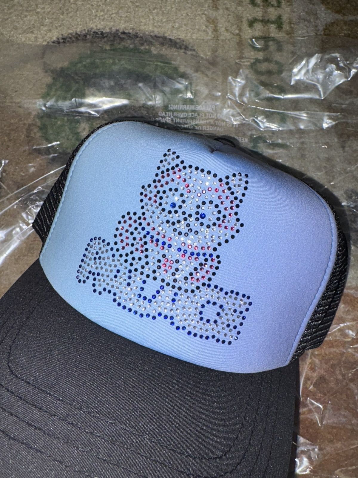 Palace Palace Kitty Rhinestone Trucker Hat Size ONE SIZE - 2 Thumbnail