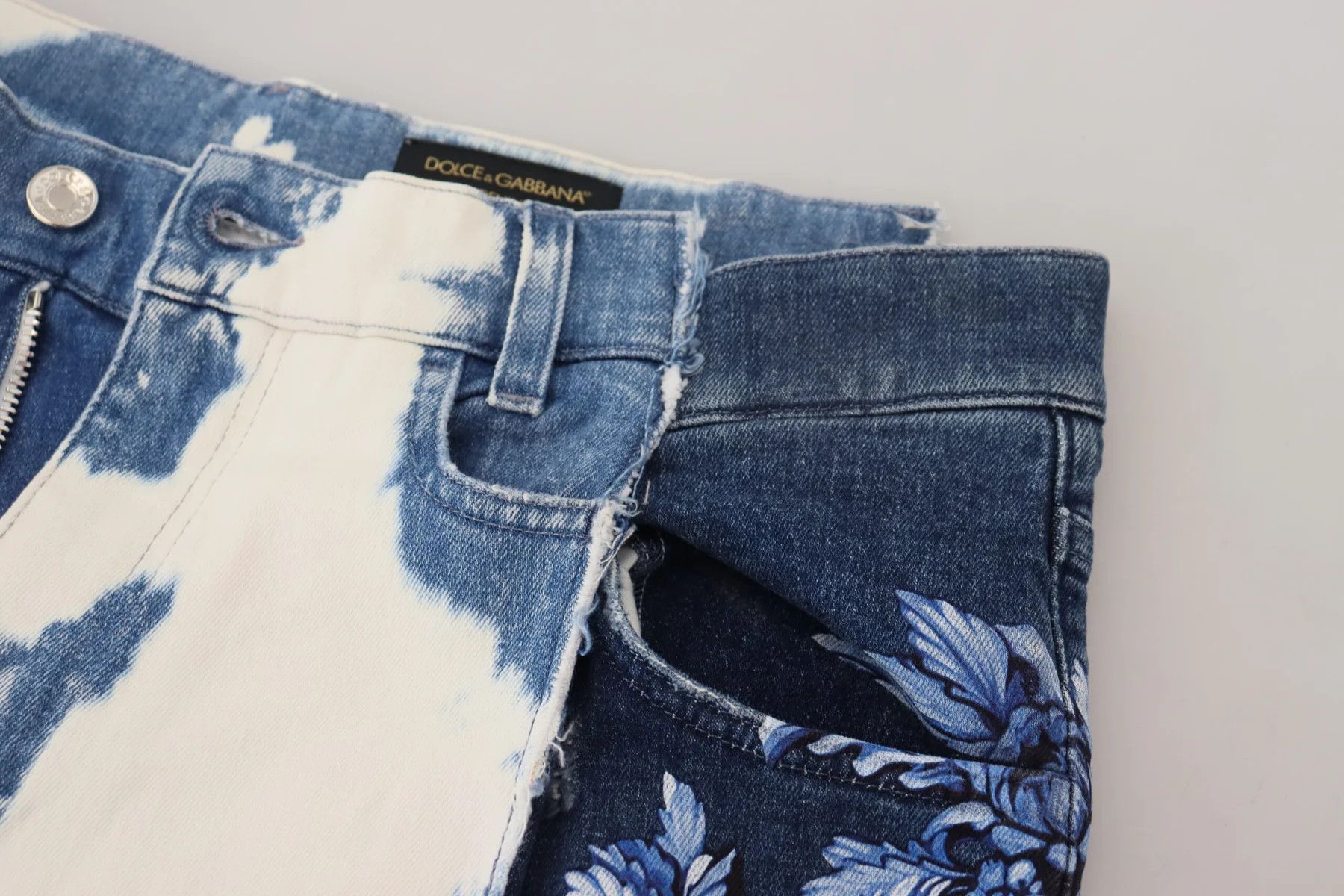 Dolce & Gabbana o1y0125 Logo Jeans in Multicolor Size US 32 / EU 48 - 4 Thumbnail