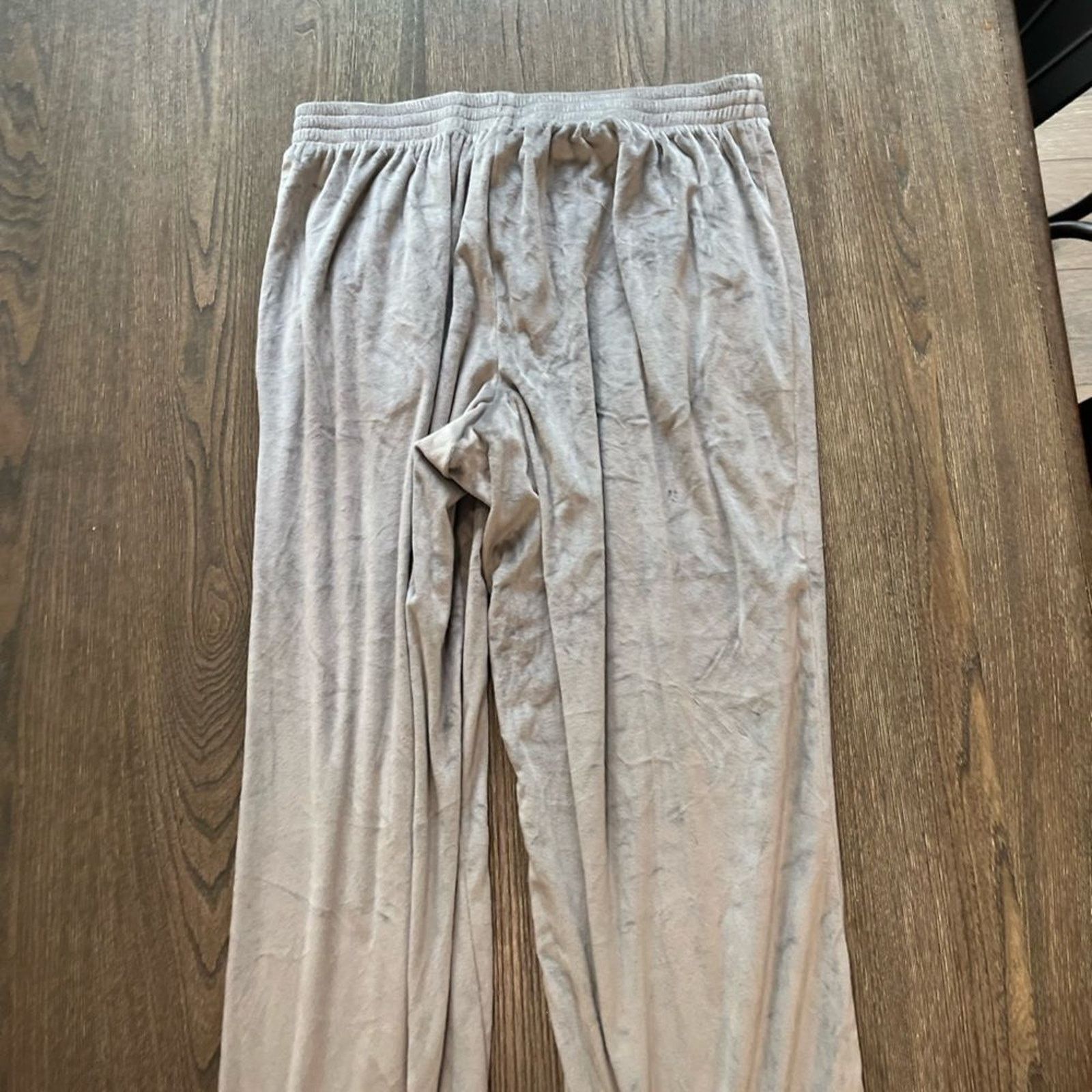 SKIMS NWT Skims Velour Track Pants Smoke Size 2X Size 31" - 6 Thumbnail