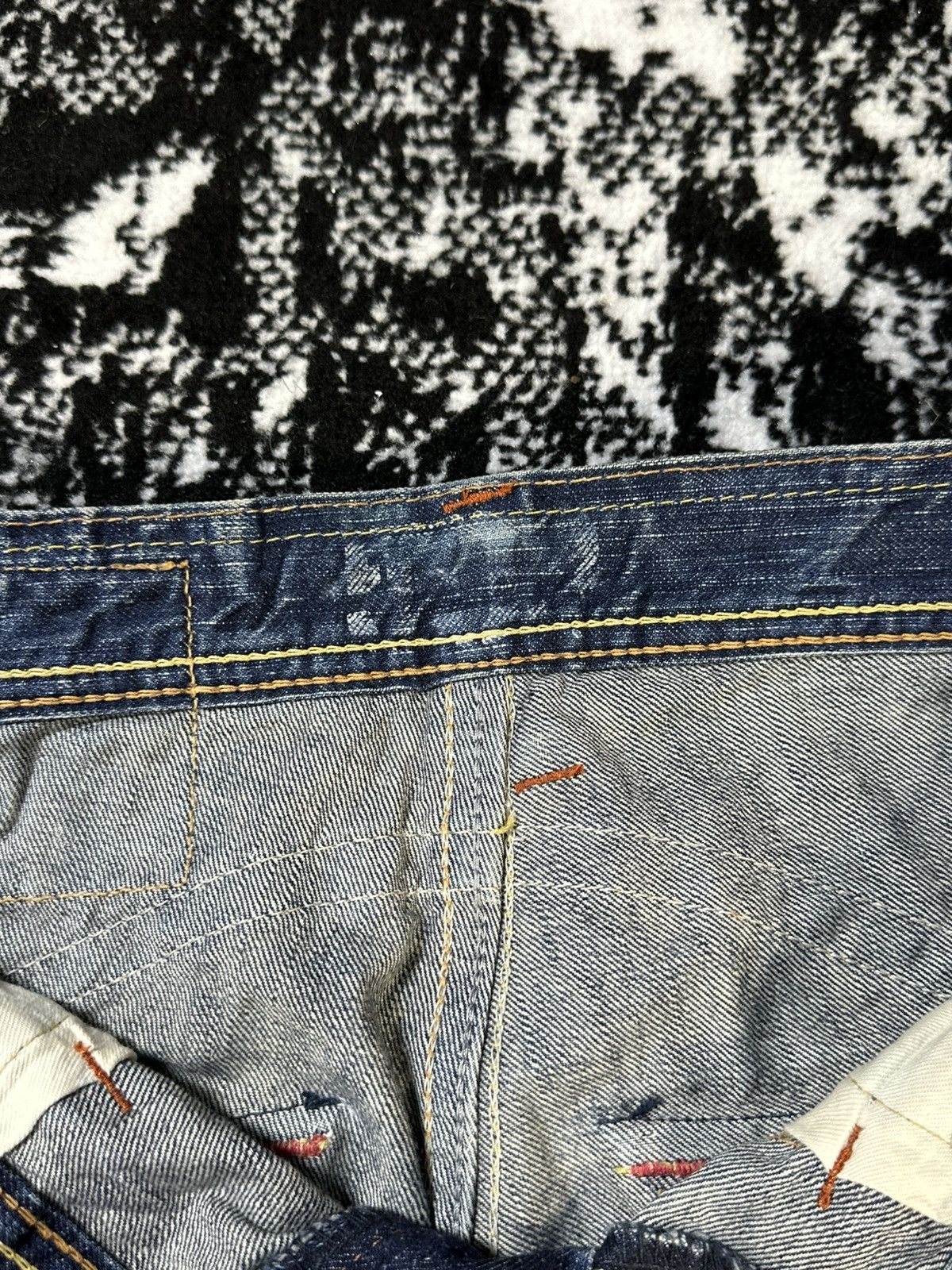 Hysteric Glamour Flare Edwin Blue Trip 503 Washed Denim Size US 28 / EU 44 - 8 Thumbnail